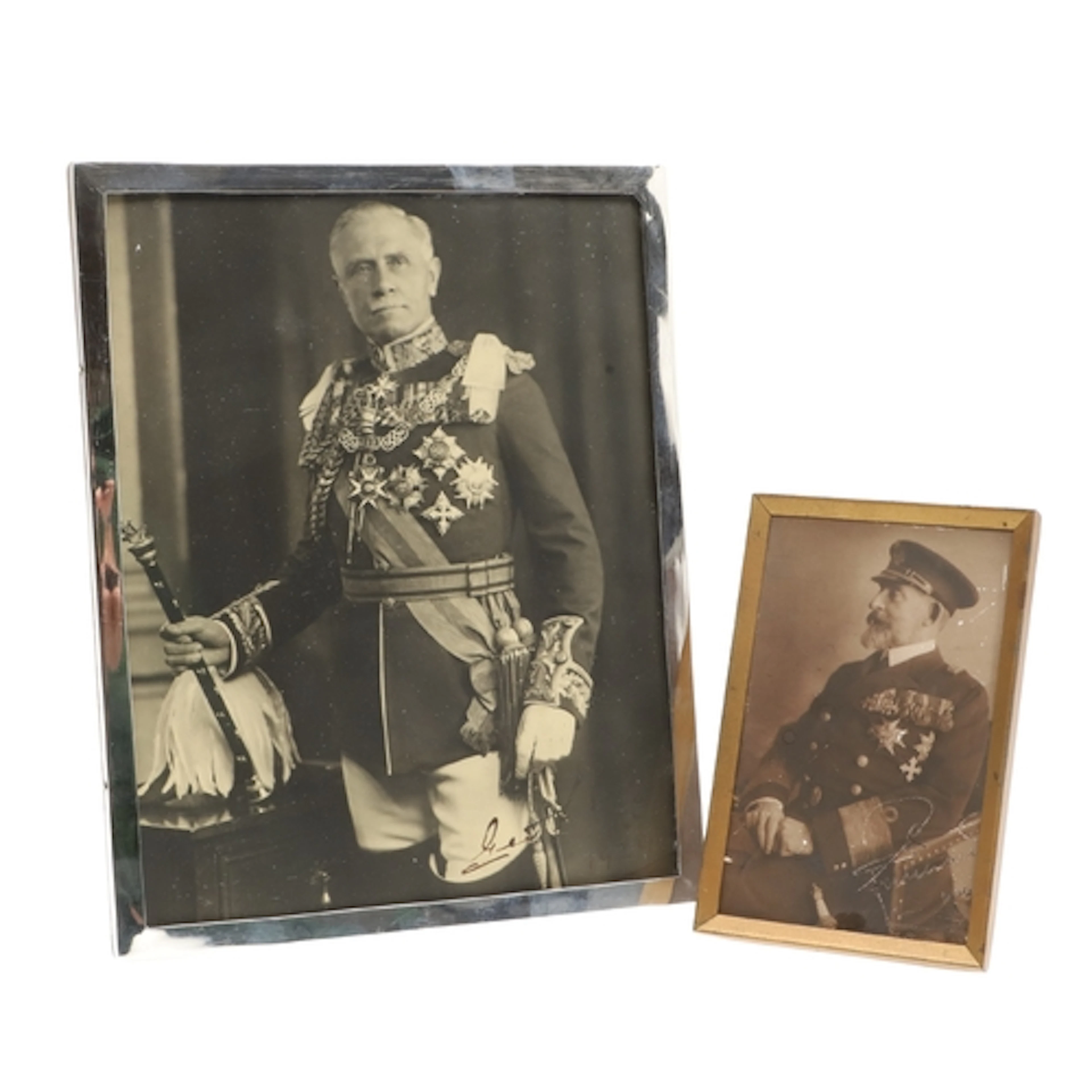 A SIGNED PORTRAIT PHOTOGRAPH OF FIELD MARSHAL GEORGE MILNE I...