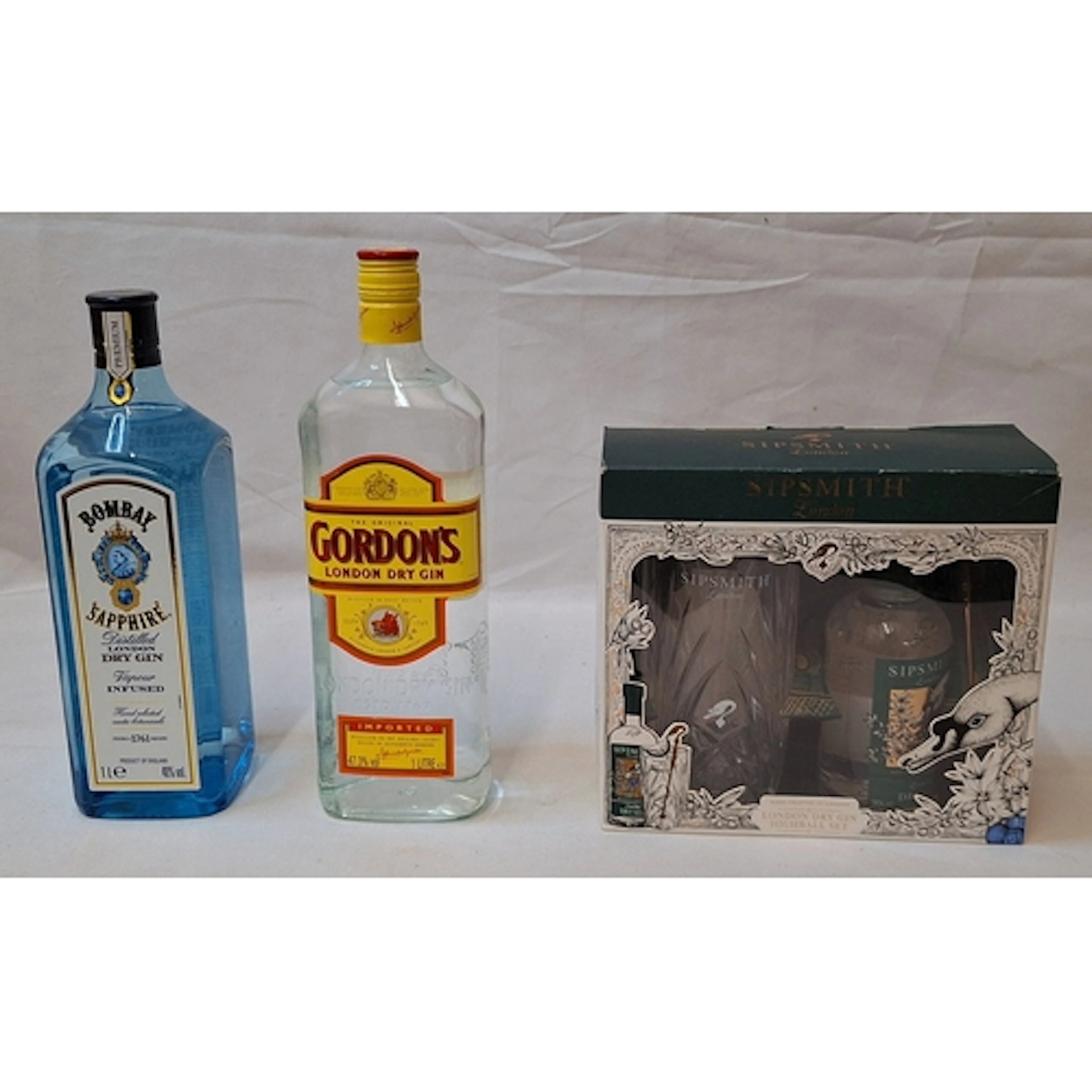 Gin incl. Sipsmith London Gift High Ball set with 20cl bottl...