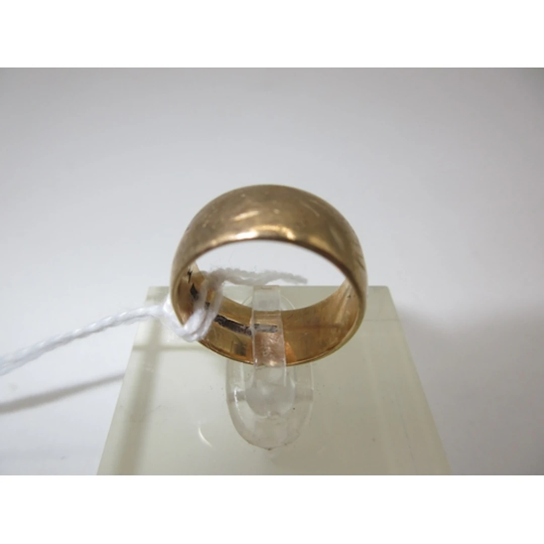 9ct Gold Wedding Ring, 5.7g, Size K/L