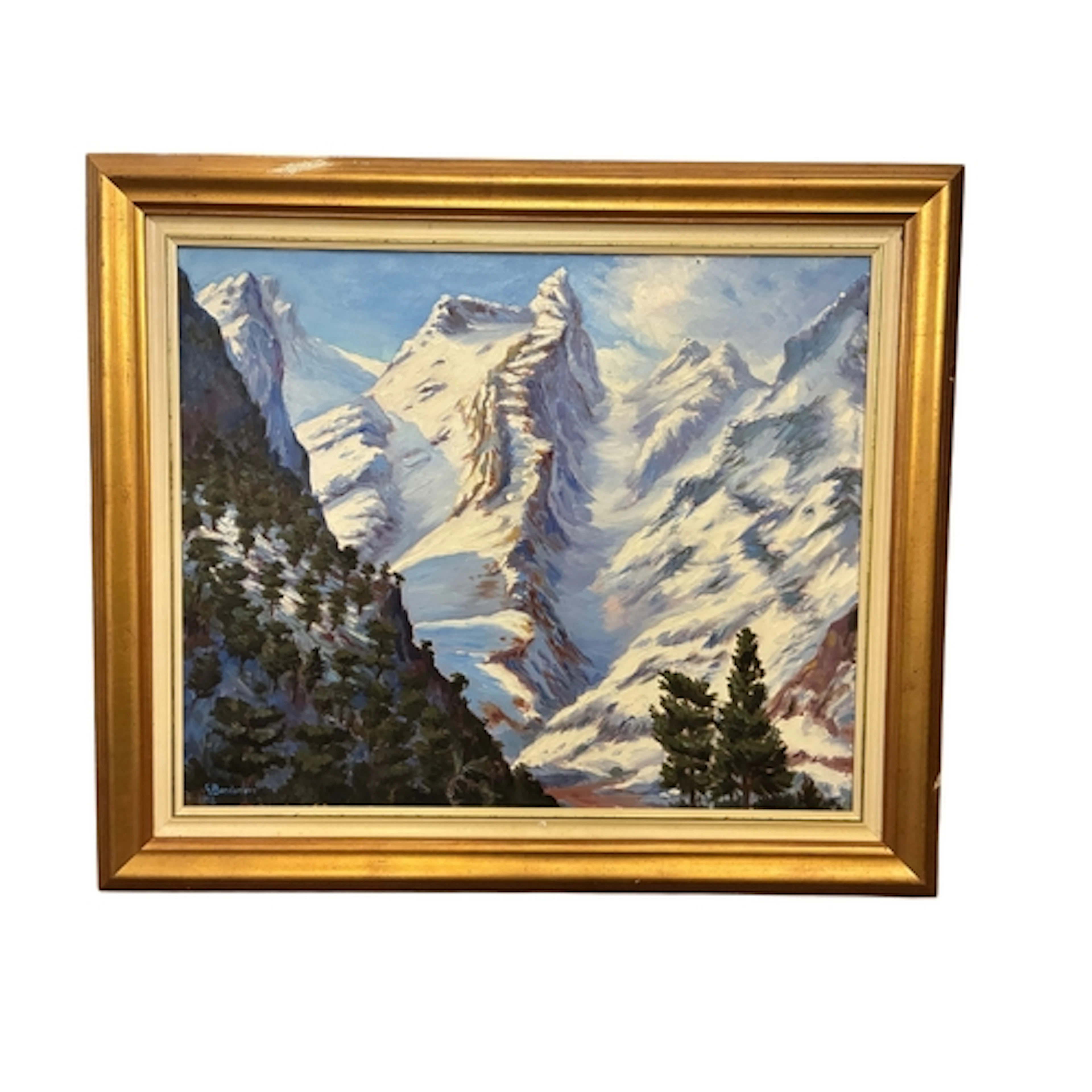 Georges Bordonove (French, 20th Century) - Mountain peaks (1...