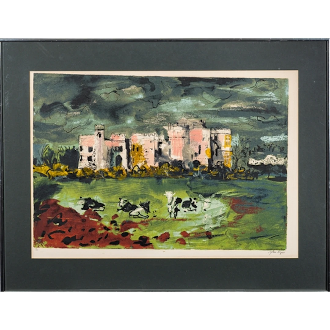 * John Piper (British, 1903-1992) - Carew Castle - Limited...