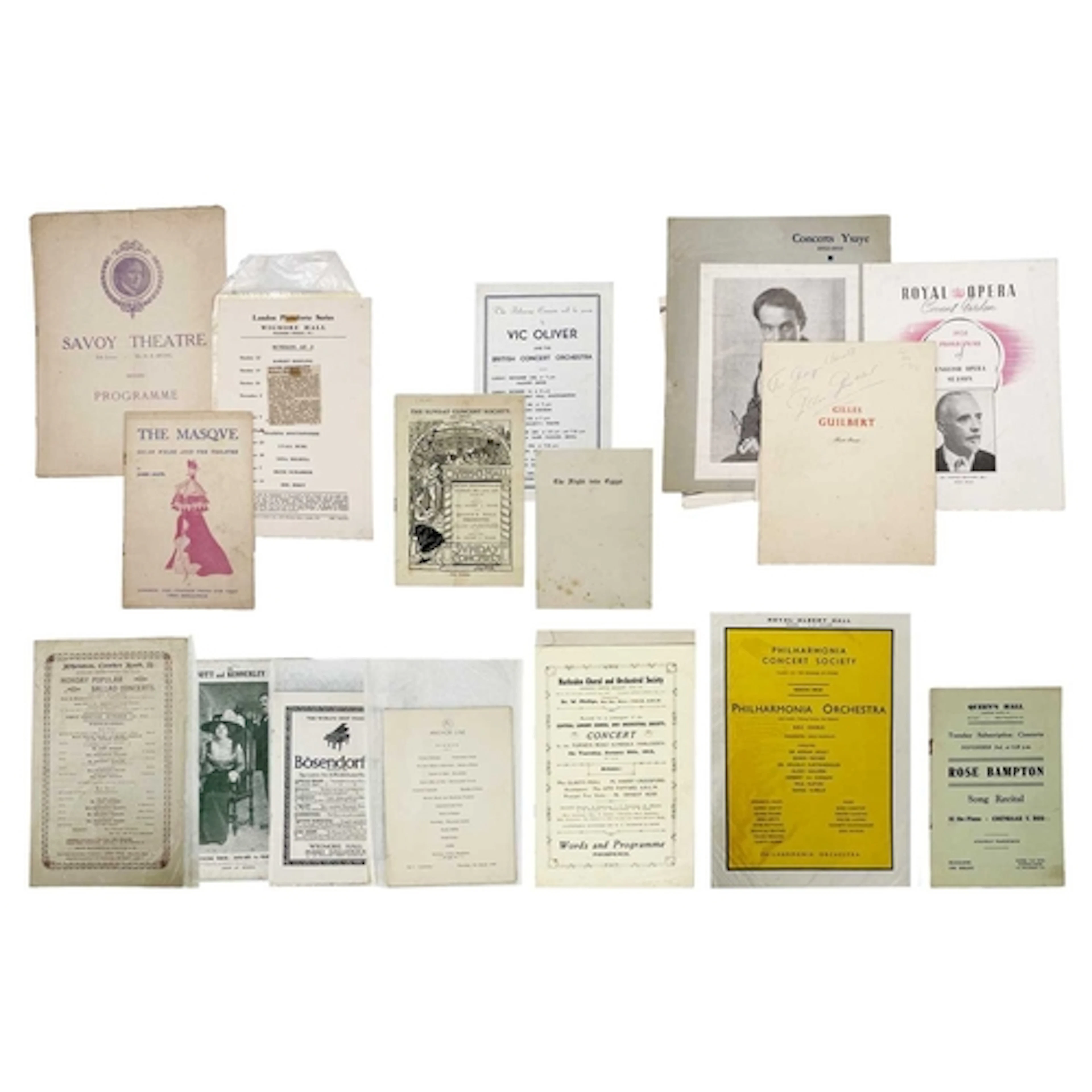 Theatre and Opera Programmes and Ephemera Gilles Guilbert (s...