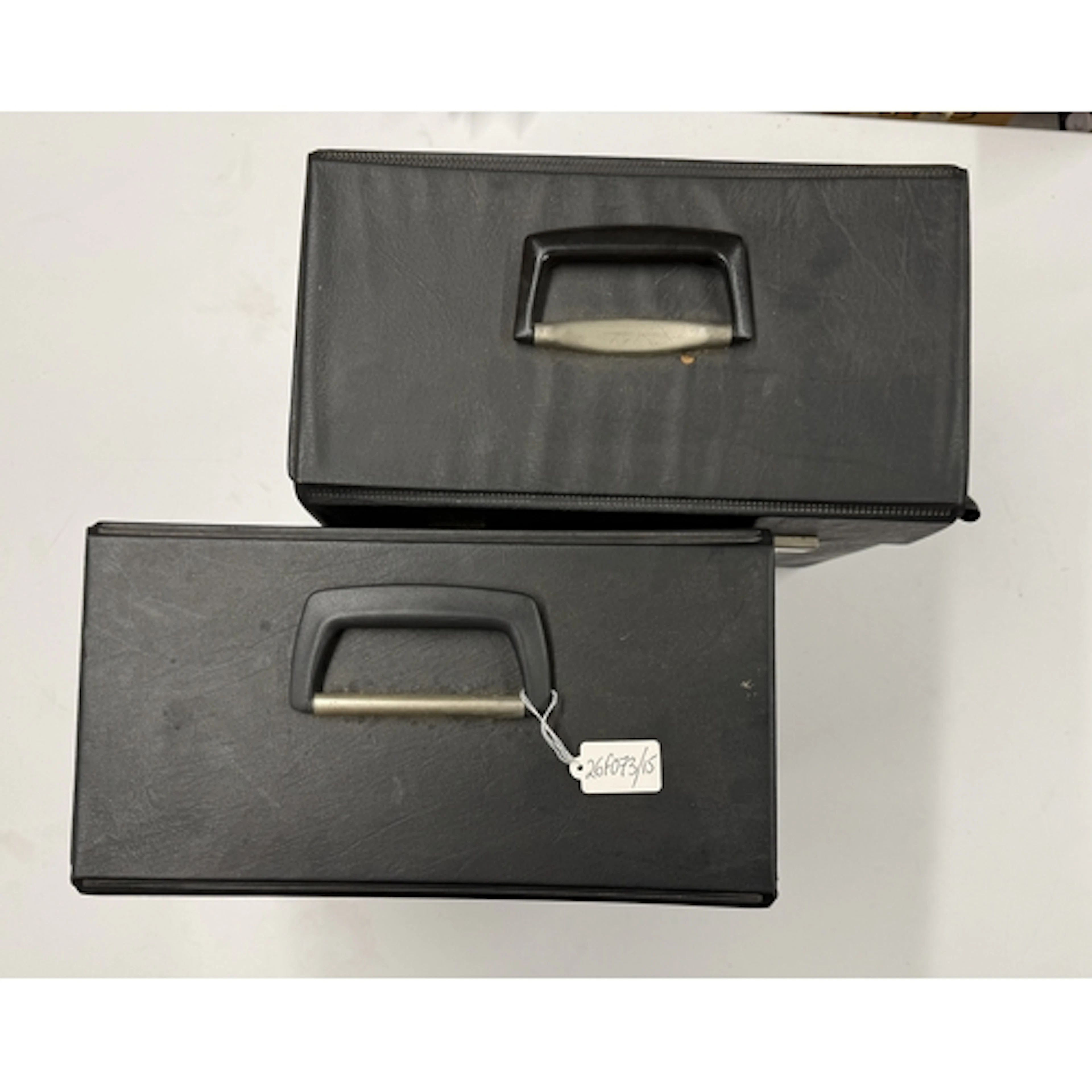 Two cases of vinyl 38rpm albums and extended singles, most 1...