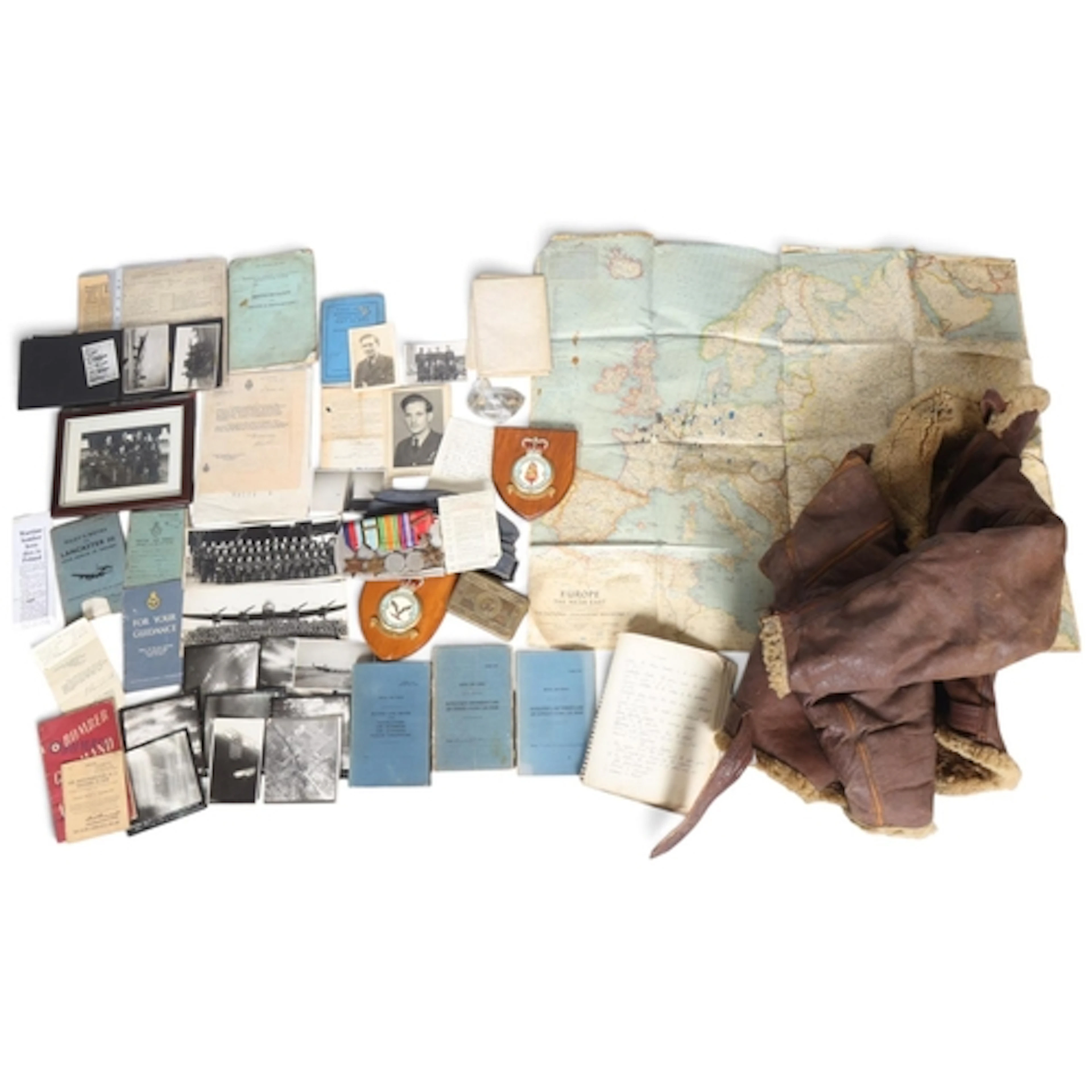 A World War II R.A.F. medal group to Flight Engineer George ...