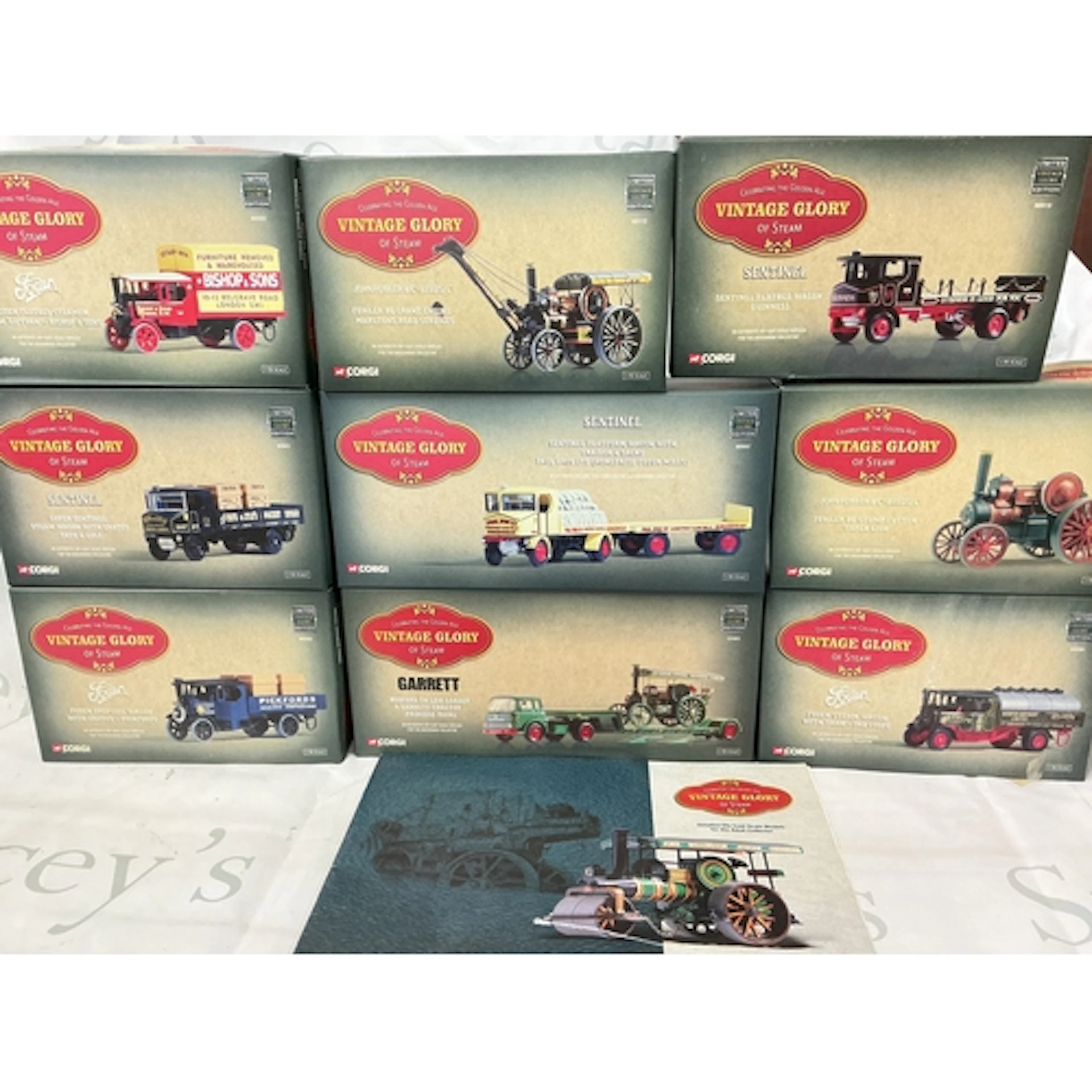 A Large Collection Of Boxed Corgi Vintage Glory Of Steam Mod...