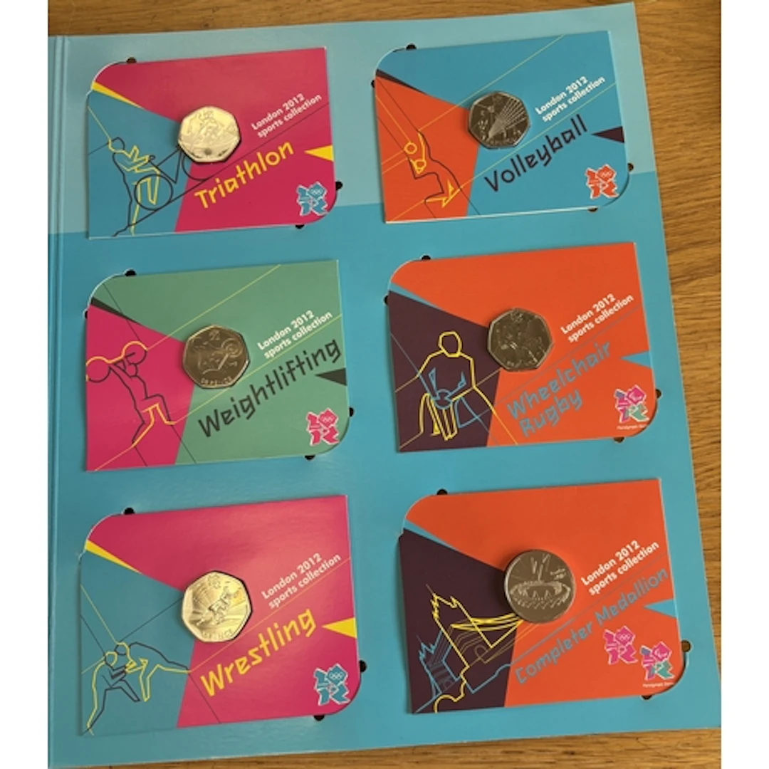 2012 50p London Olympics Sport Collection, collectors album ...