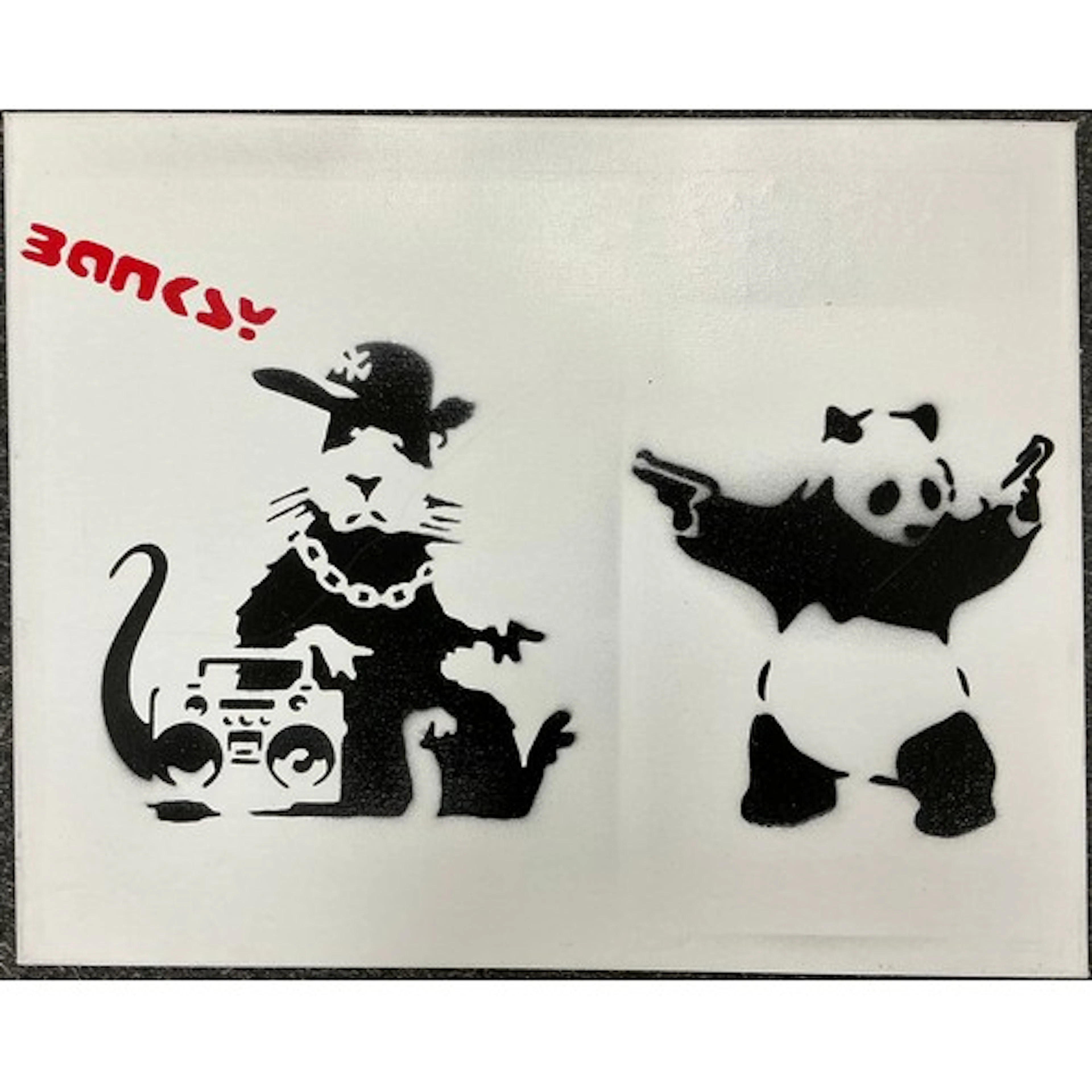 Banksy (Banksy is Dismal, Dismaland), Gangsta Rat and Panda...