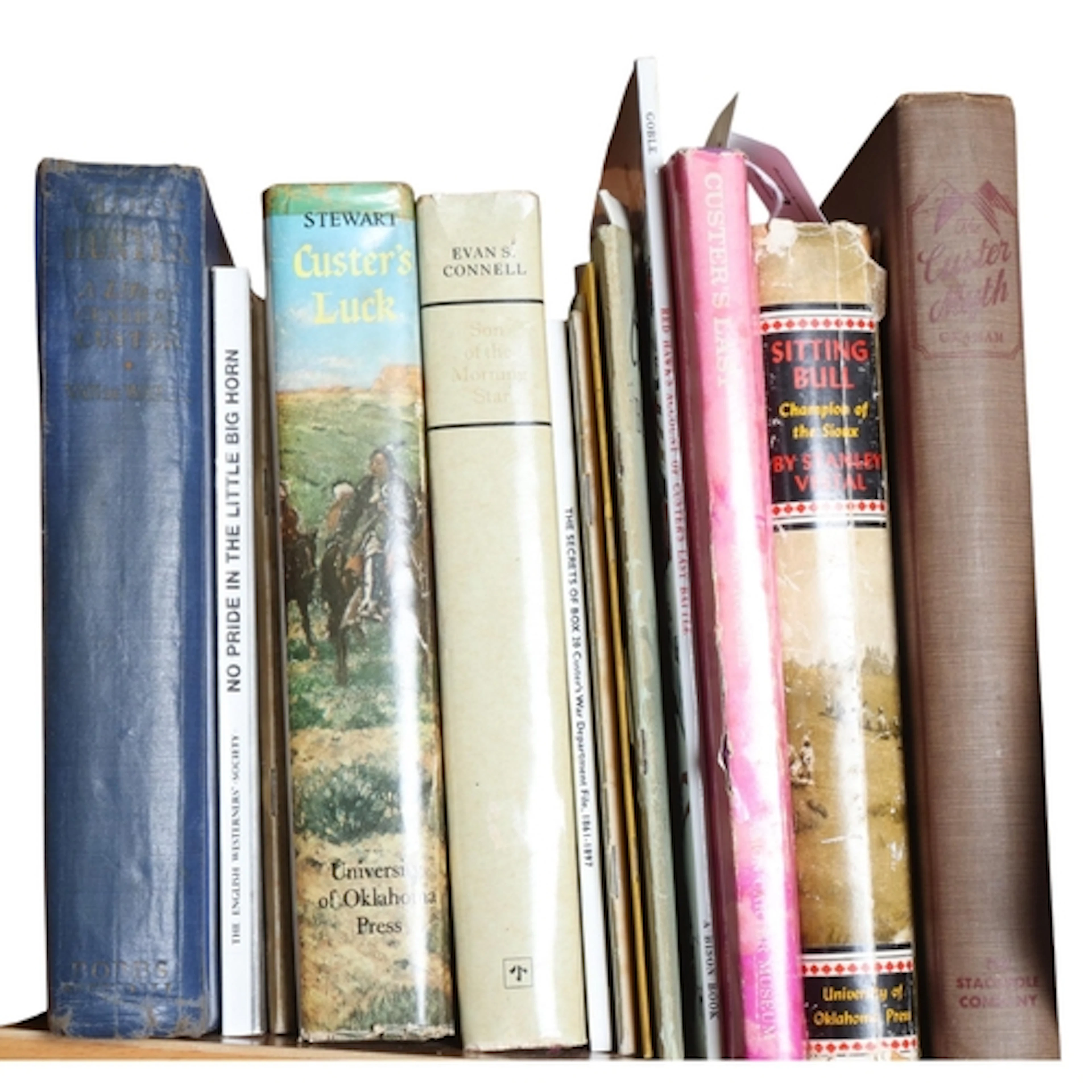 Books on General Custer, including: Gloey Hunter A Life of G...