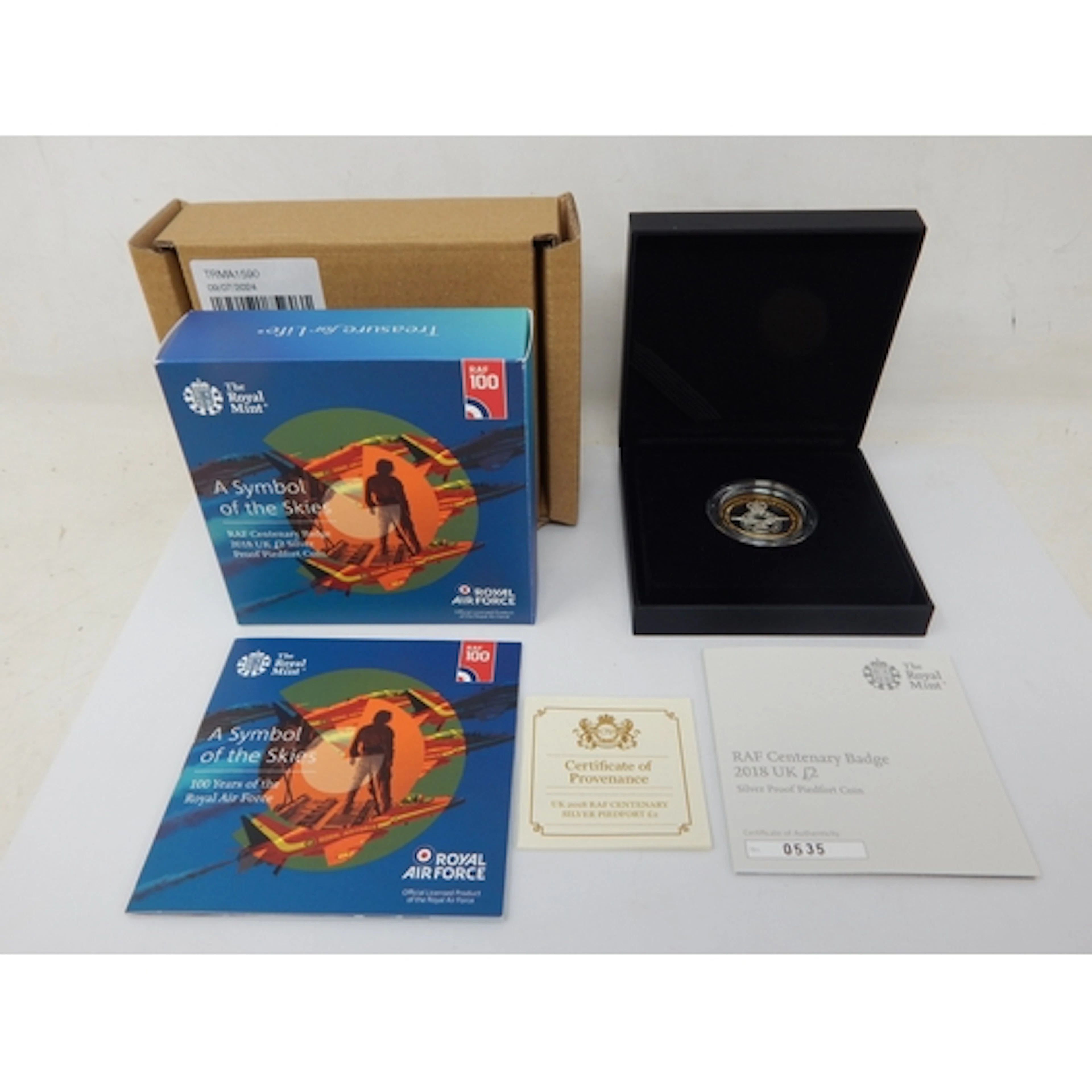 Royal Mint 2018 UK £2 Silver Proof Piedfort Coin Commemorati...