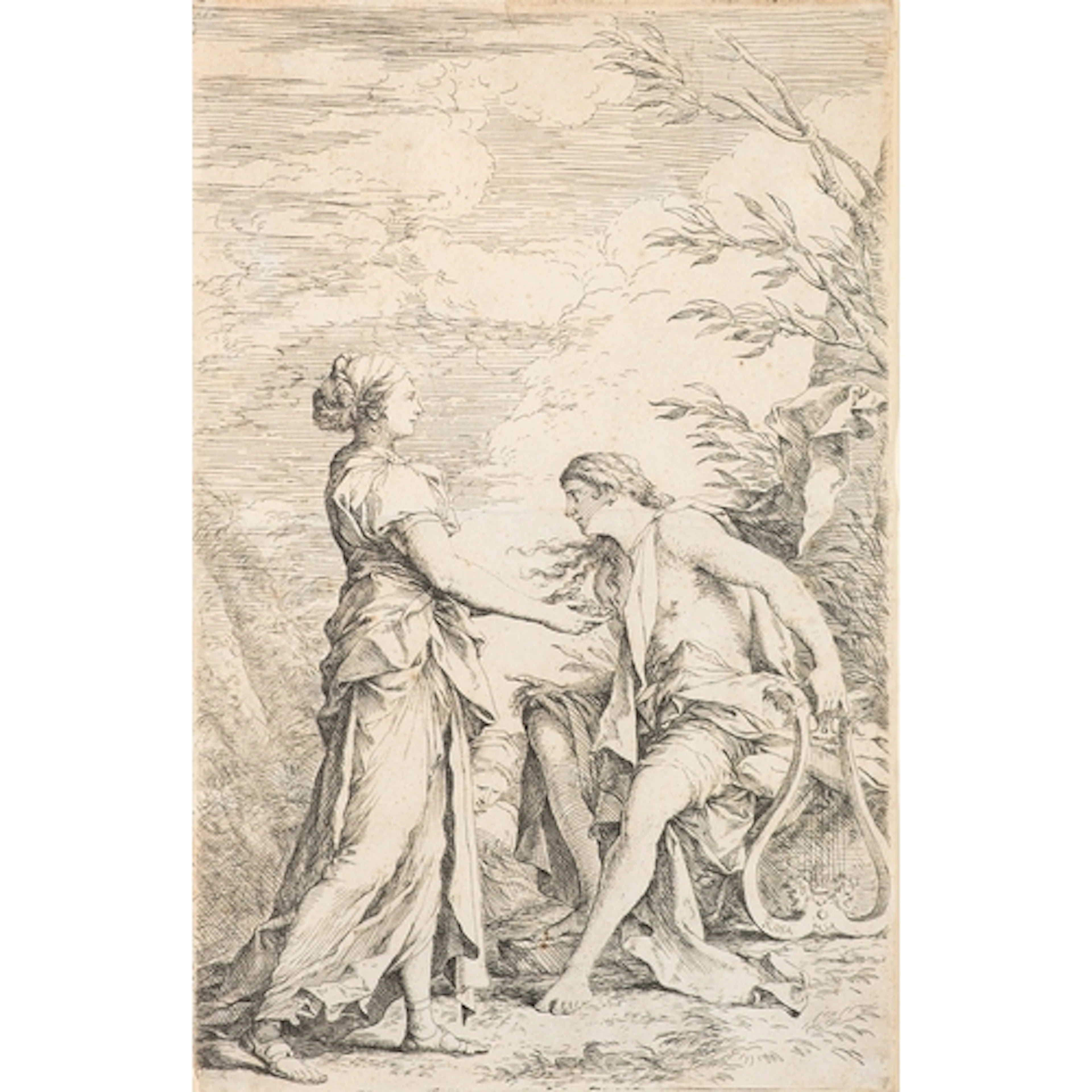 After Salvator Rosa (Italian, 1615-1673) - Apollo and the C...