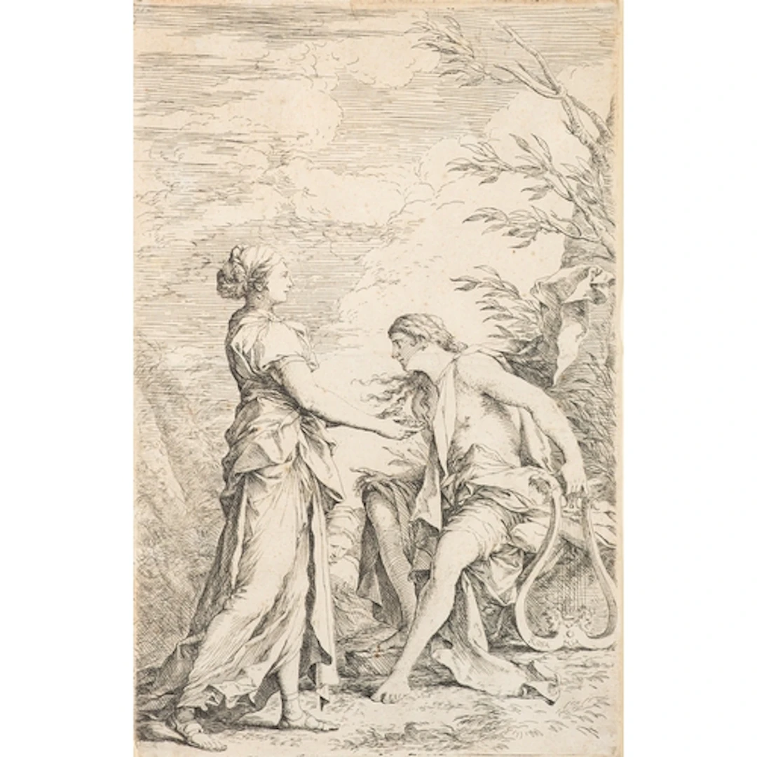 After Salvator Rosa (Italian, 1615-1673) - Apollo and the C...