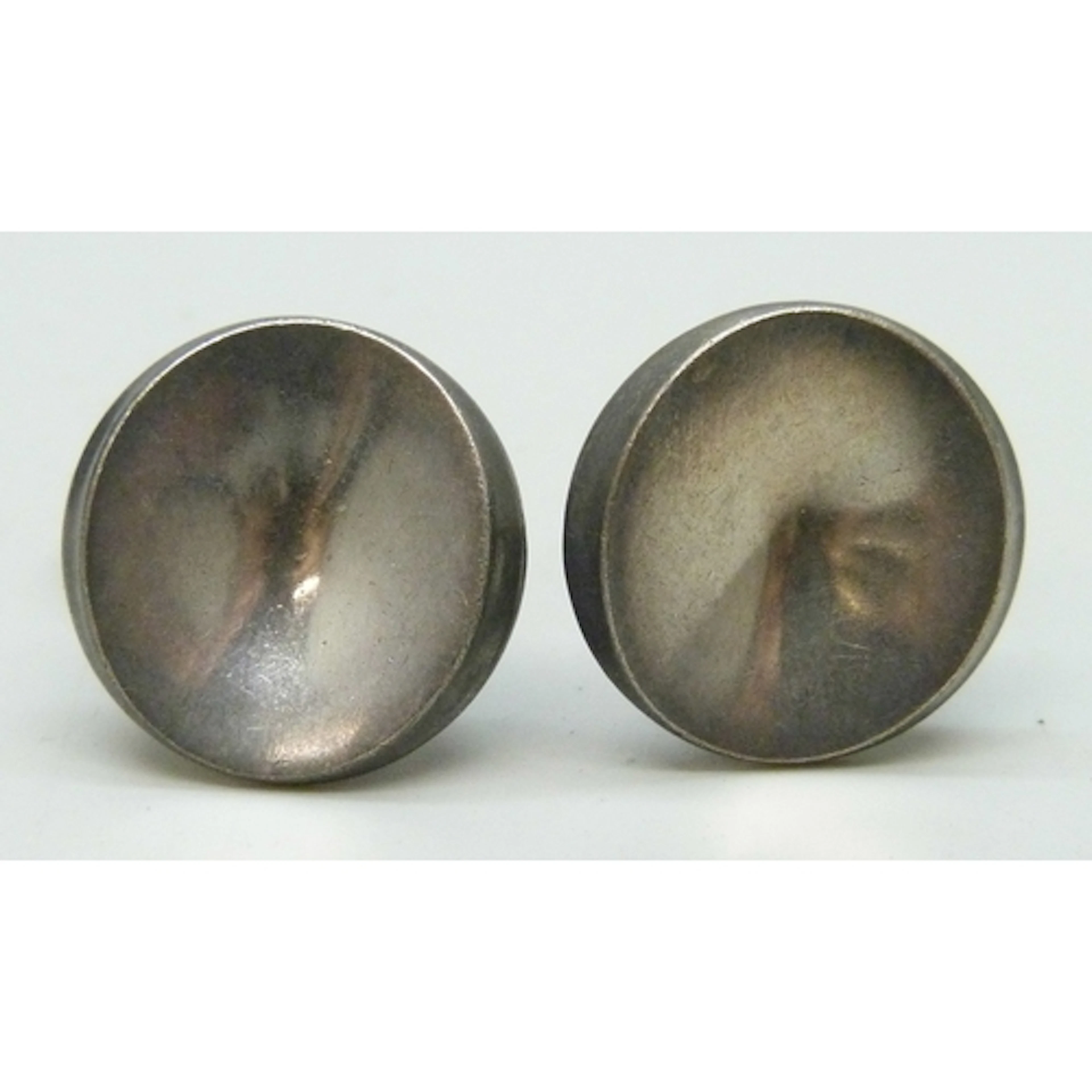 Georg Jensen, a pair of Danish silver cufflinks by Nanna Dit...