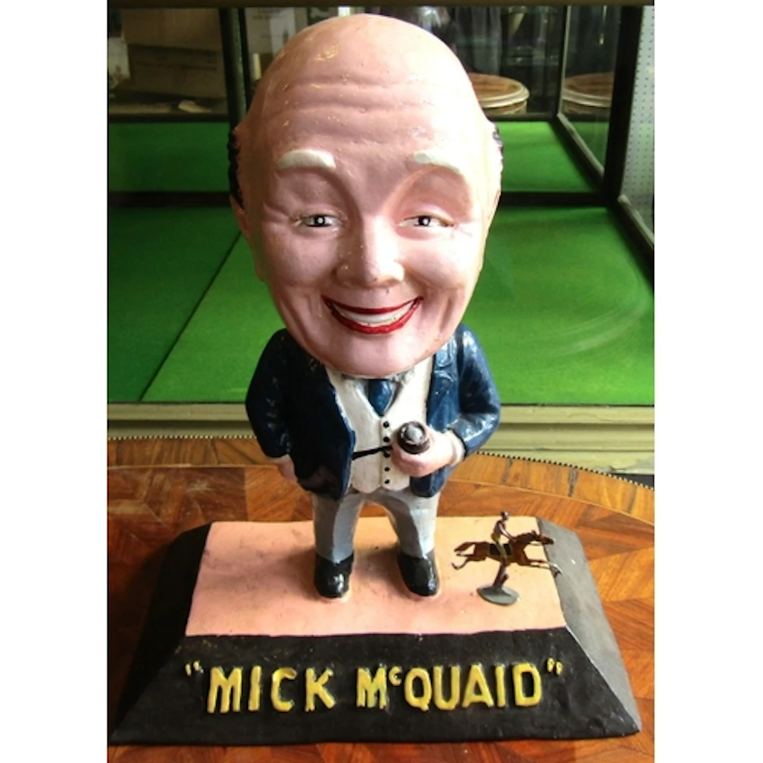 Mick McQuaid Pipe Tobacco Counter Top Advertising Sign with ...