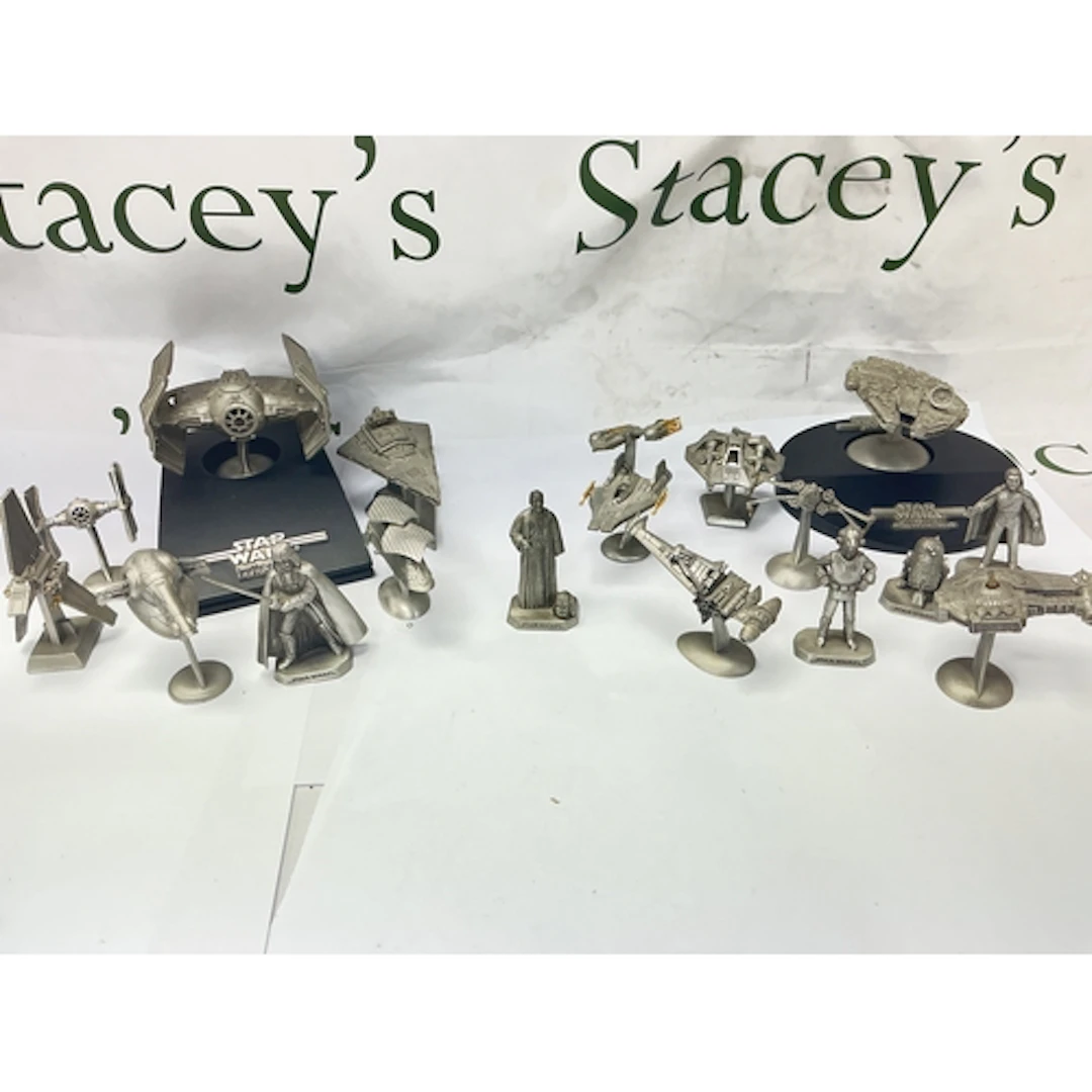 A Collection Of Star Wars Pewter. No Reserve.