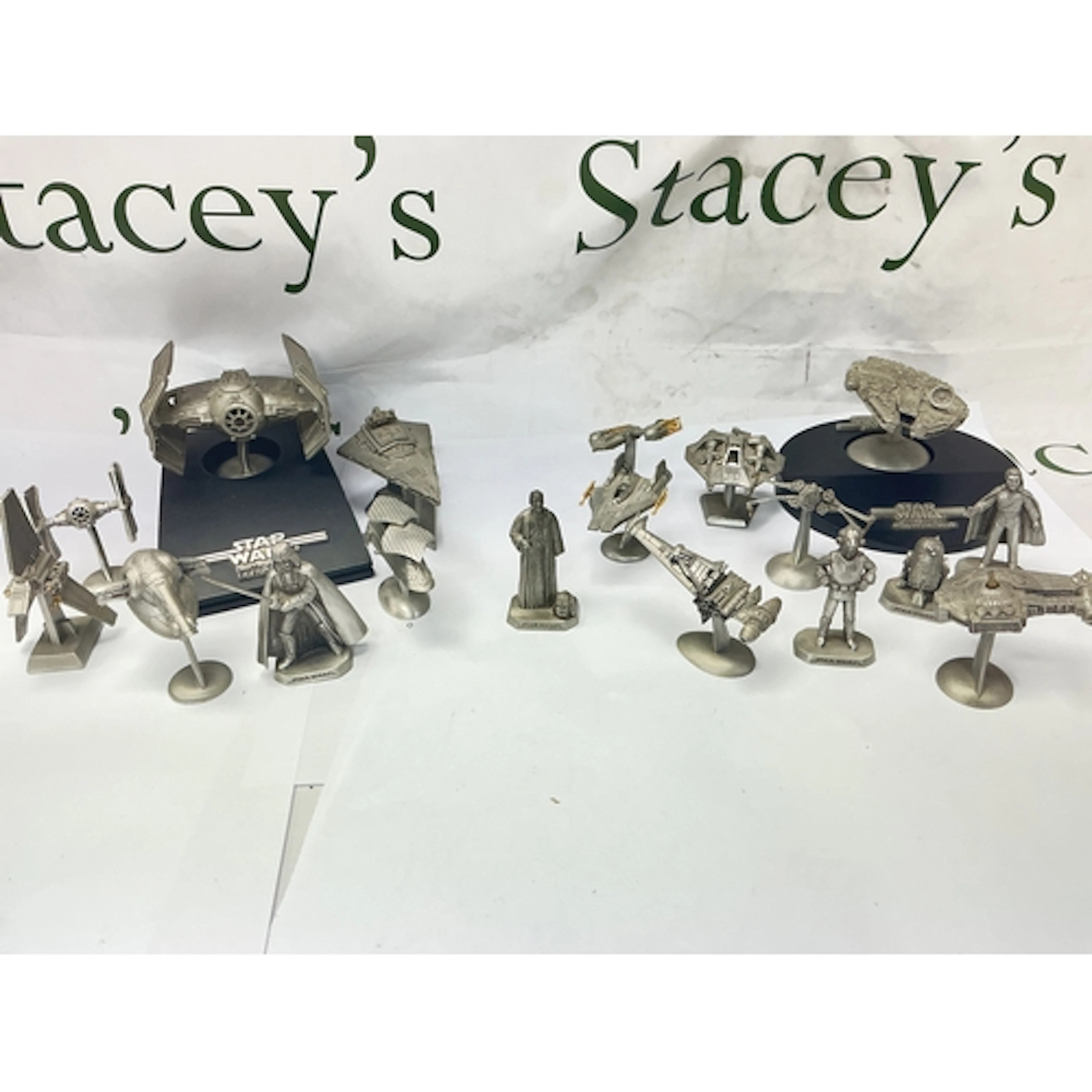A Collection Of Star Wars Pewter. No Reserve.