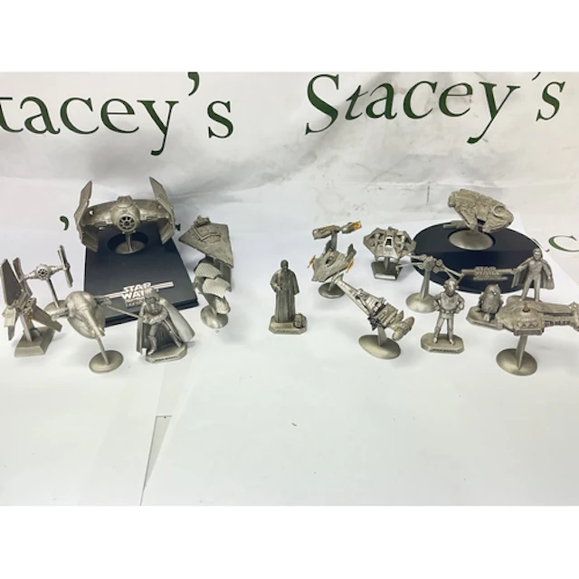 A Collection Of Star Wars Pewter. No Reserve.