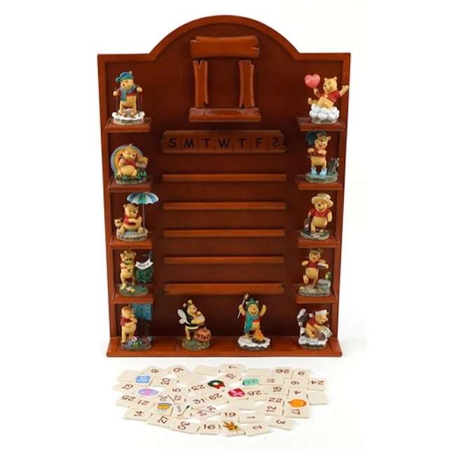 Danbury Mint, Winnie the Pooh perpetual calendar including w...