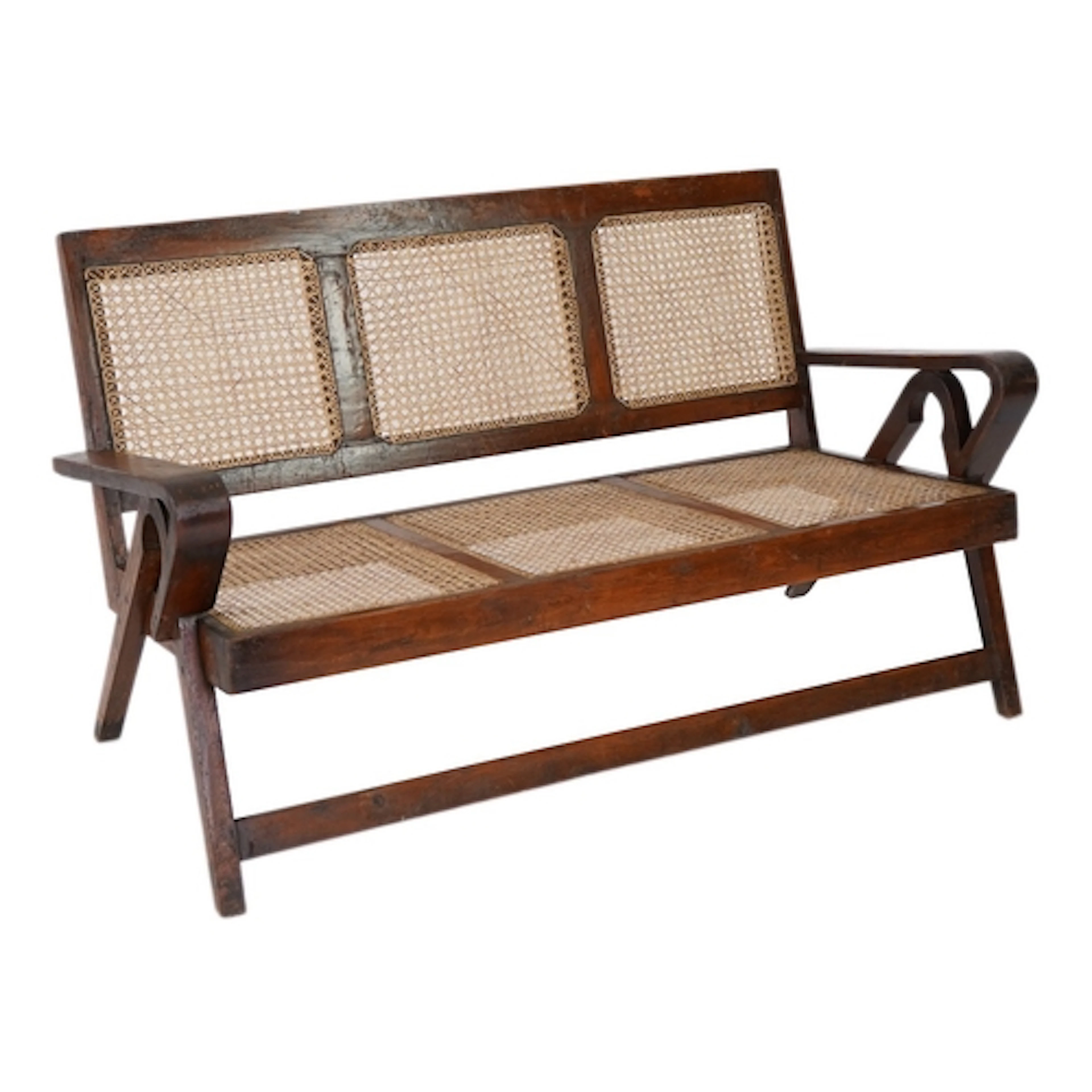 Pierre Jeanneret (Swiss, 1896-1967) for Chandigarh: A teak b...