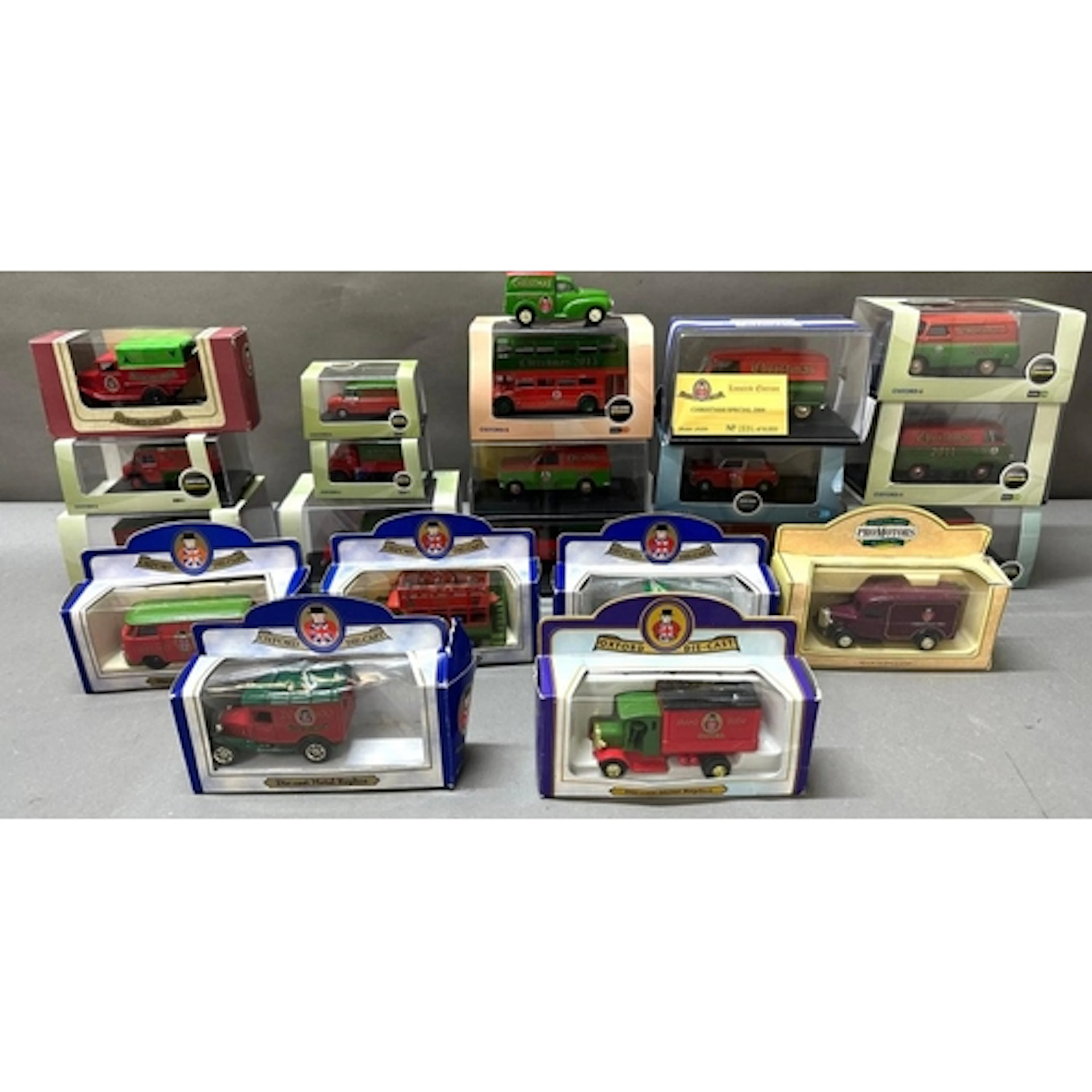 A selection of diecast models cars and vehicles to include O...