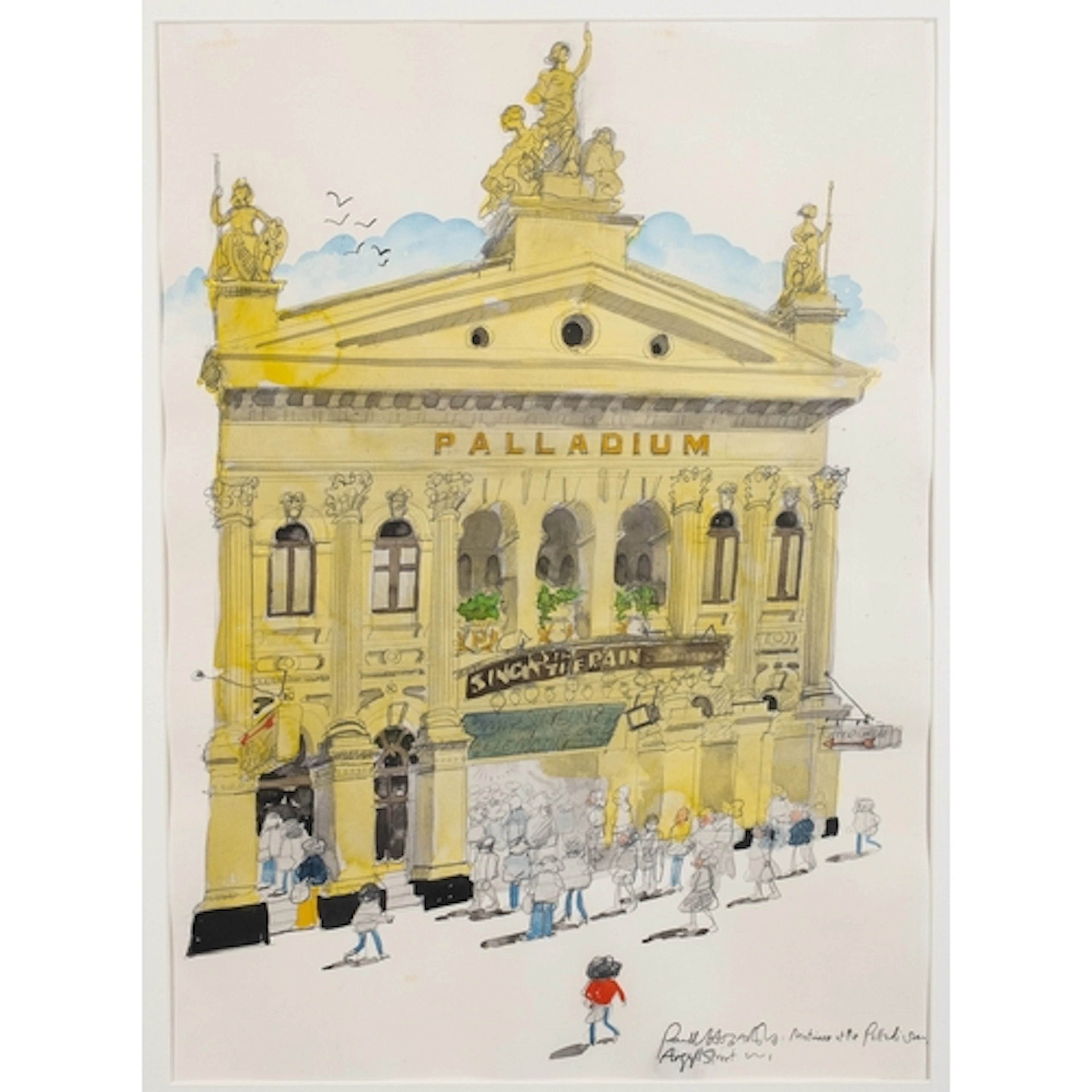 * Paul Hogarth (British, 1917-2001) - 'Matinee at the Pallad...