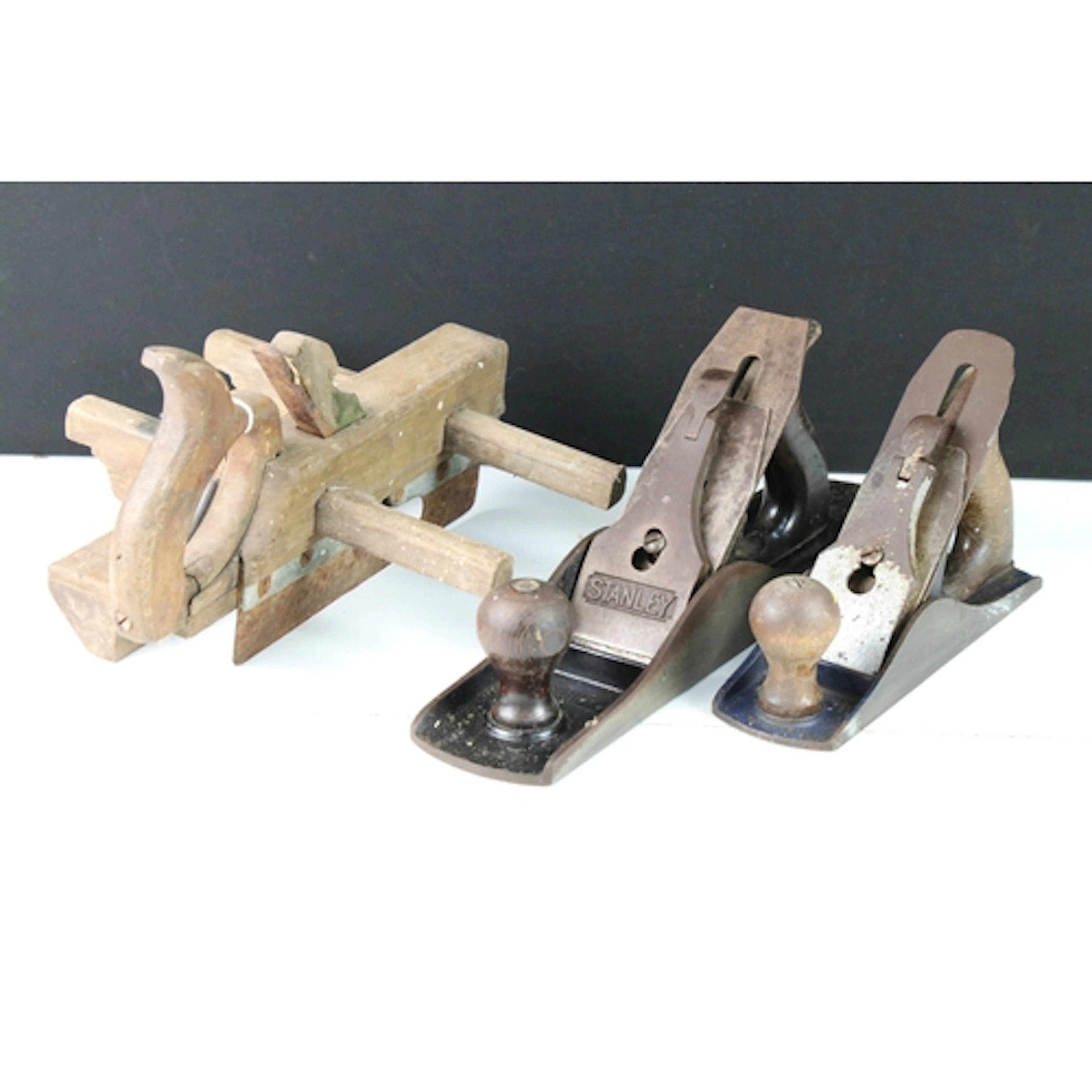 Stanley Bailey plane Made in USA No 5 1/2, another plane mar...