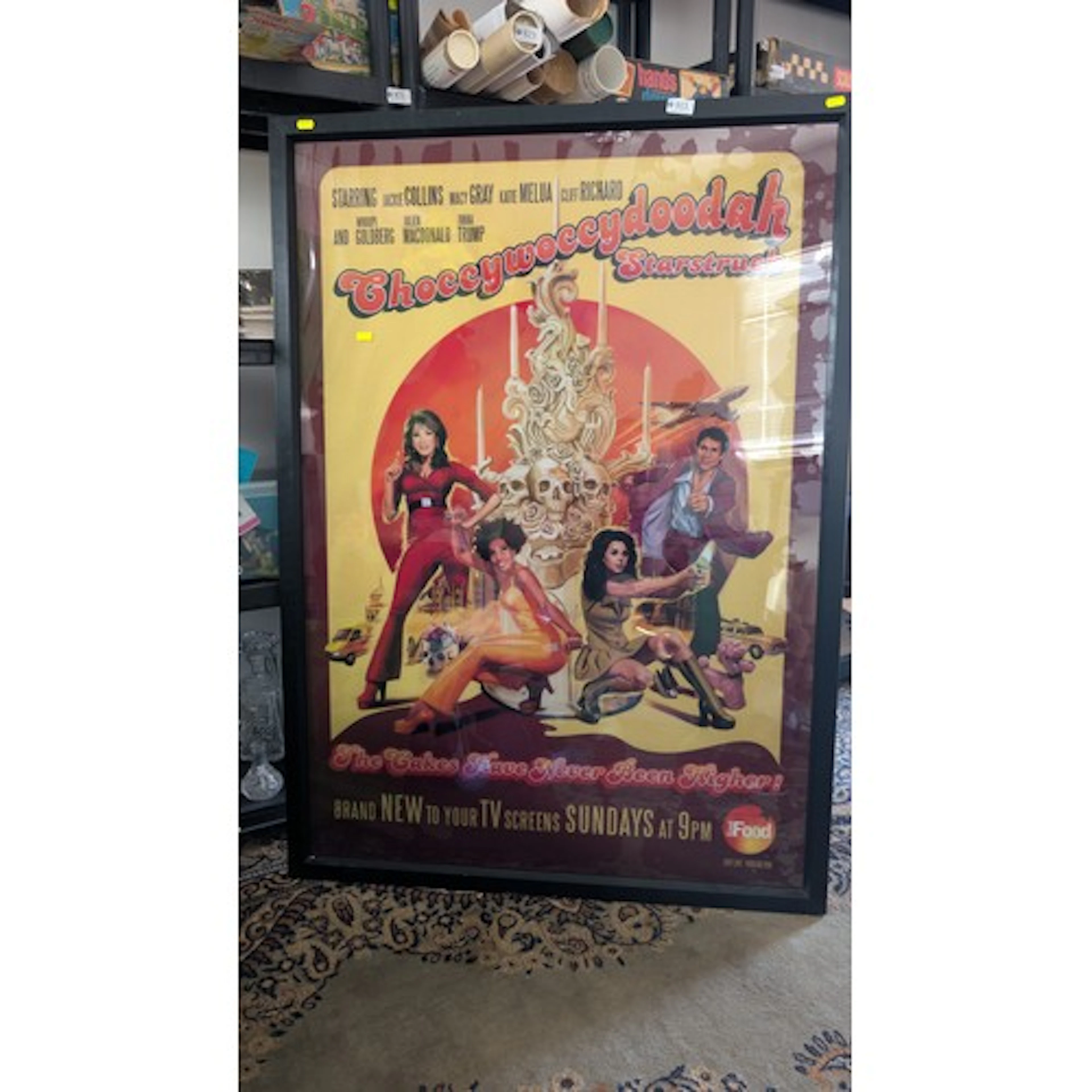 Framed promotional poster for ‘Choccywoccydoodah: Starstruck...