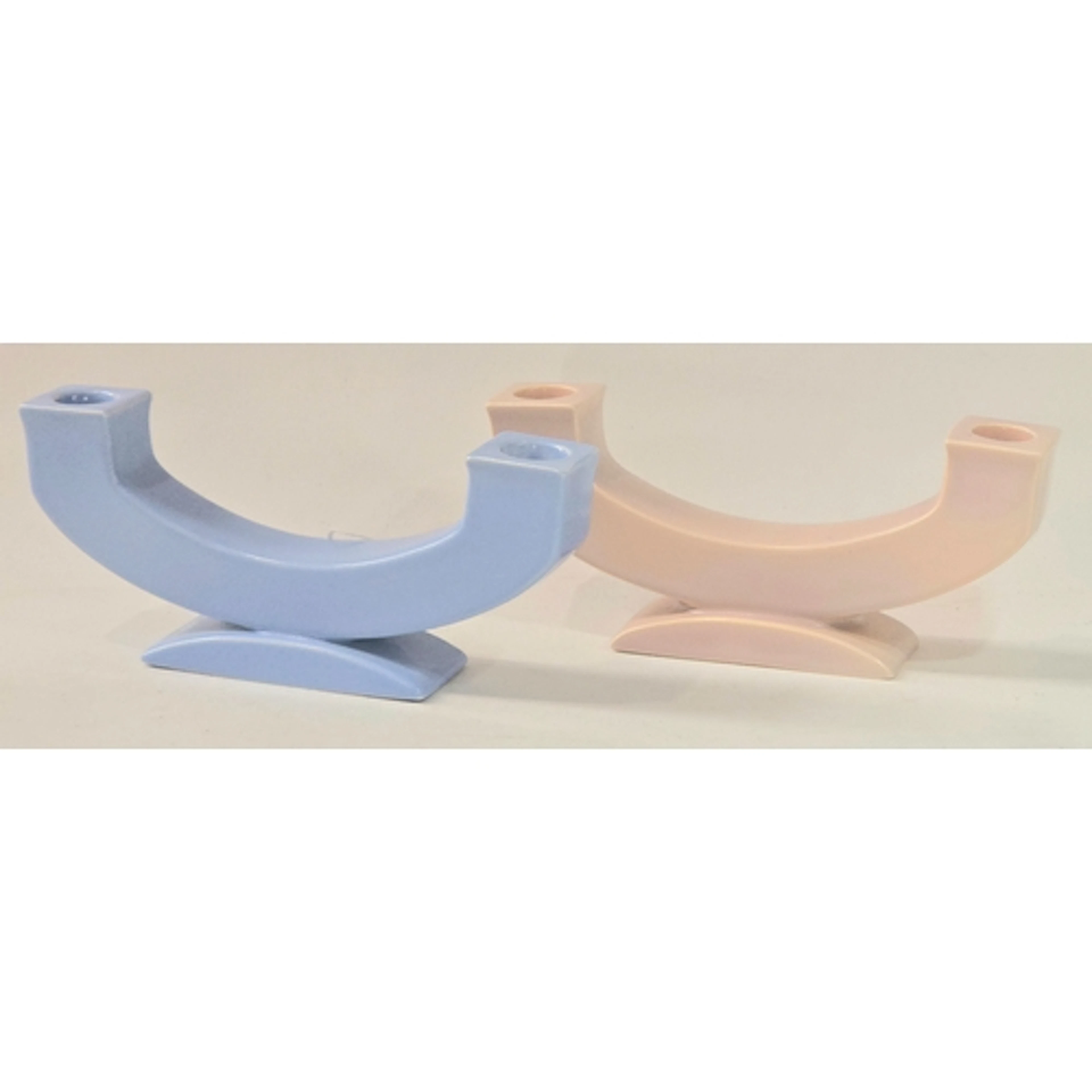 Poole Pottery shape 977 Candleholder in pastel blue 8" dia, ...