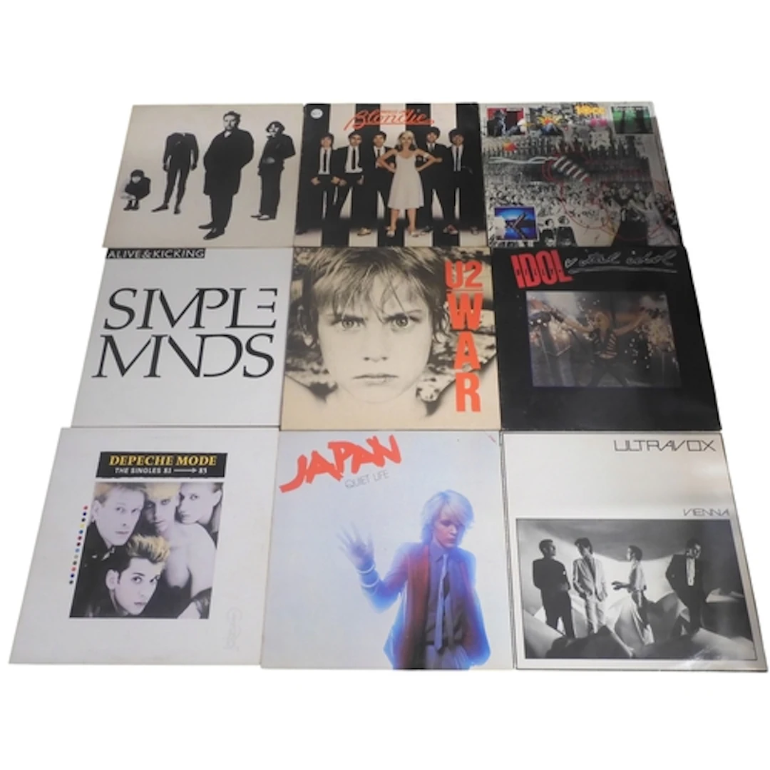 POP/NEW WAVE/ROCK/POST-PUNK/SYNTHPOP - A box of 12" Vin...