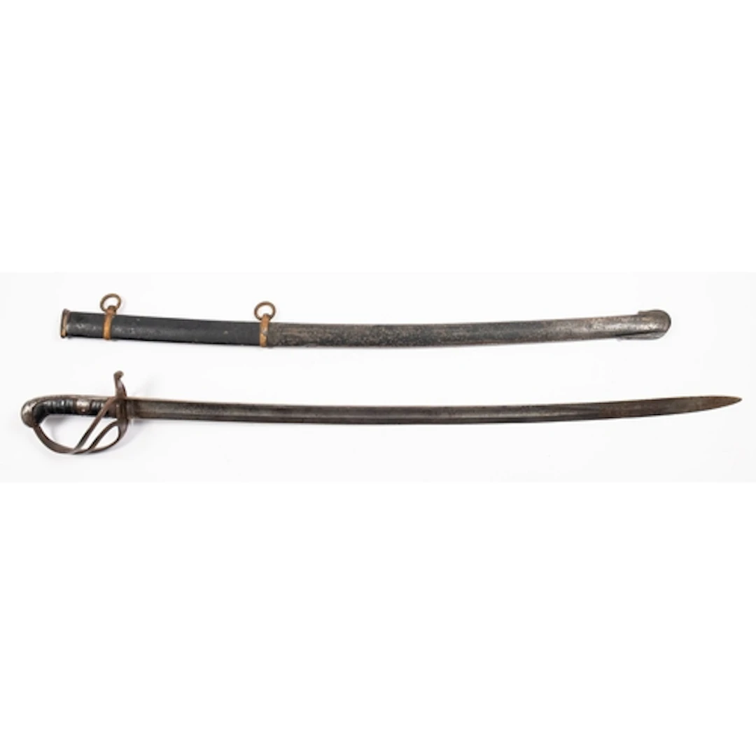 A Victorian 1822 pattern Officer's sword. having an 89cm cur...