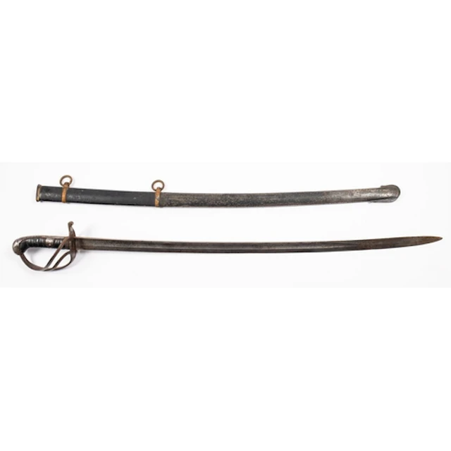 A Victorian 1822 pattern Officer's sword. having an 89cm cur...
