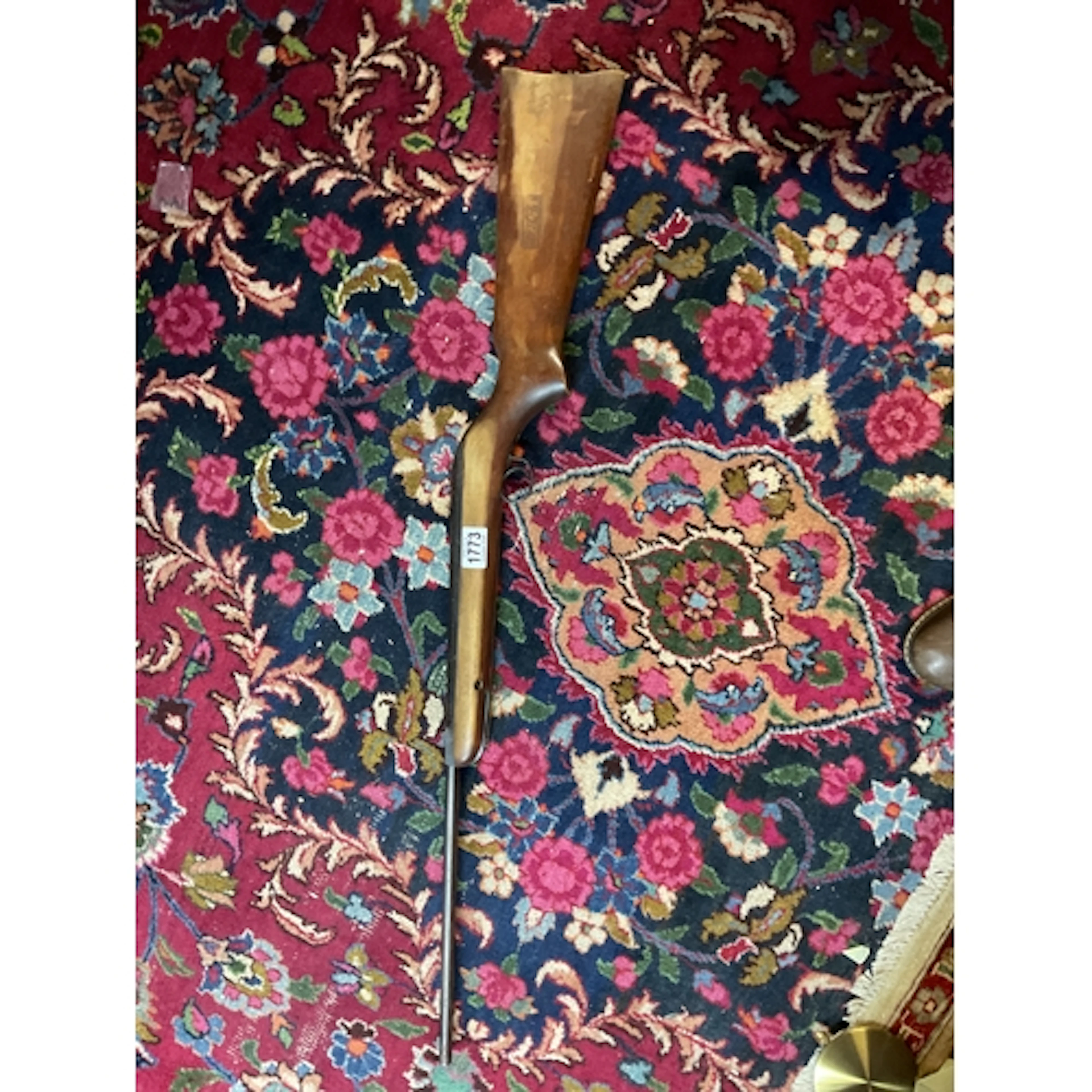 BSA Vintage air rifle with impressed BSA to the stock, break...