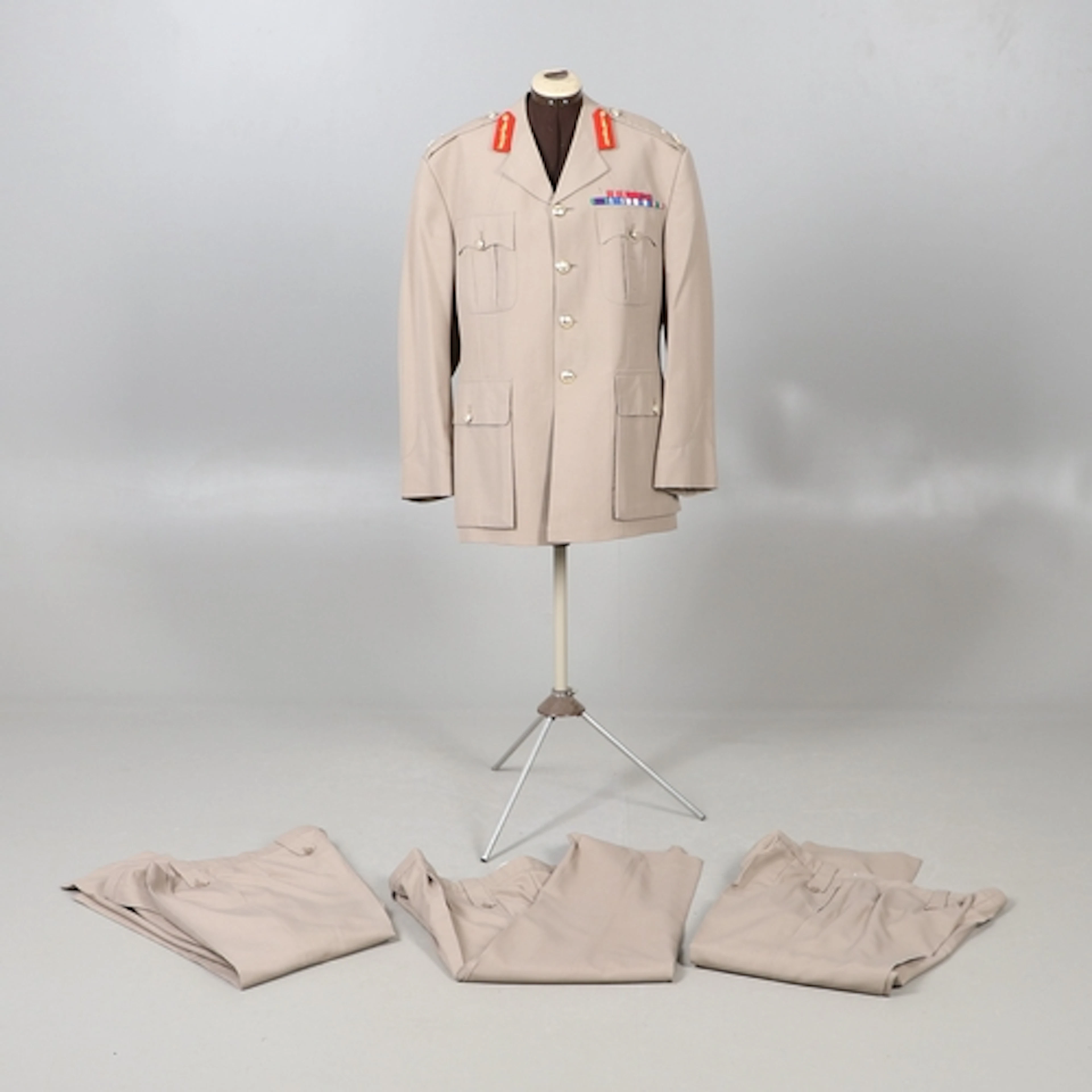 A FIELD MARSHAL'S SERVICE No.4 DRESS JACKET AND TROUSERS. A ...
