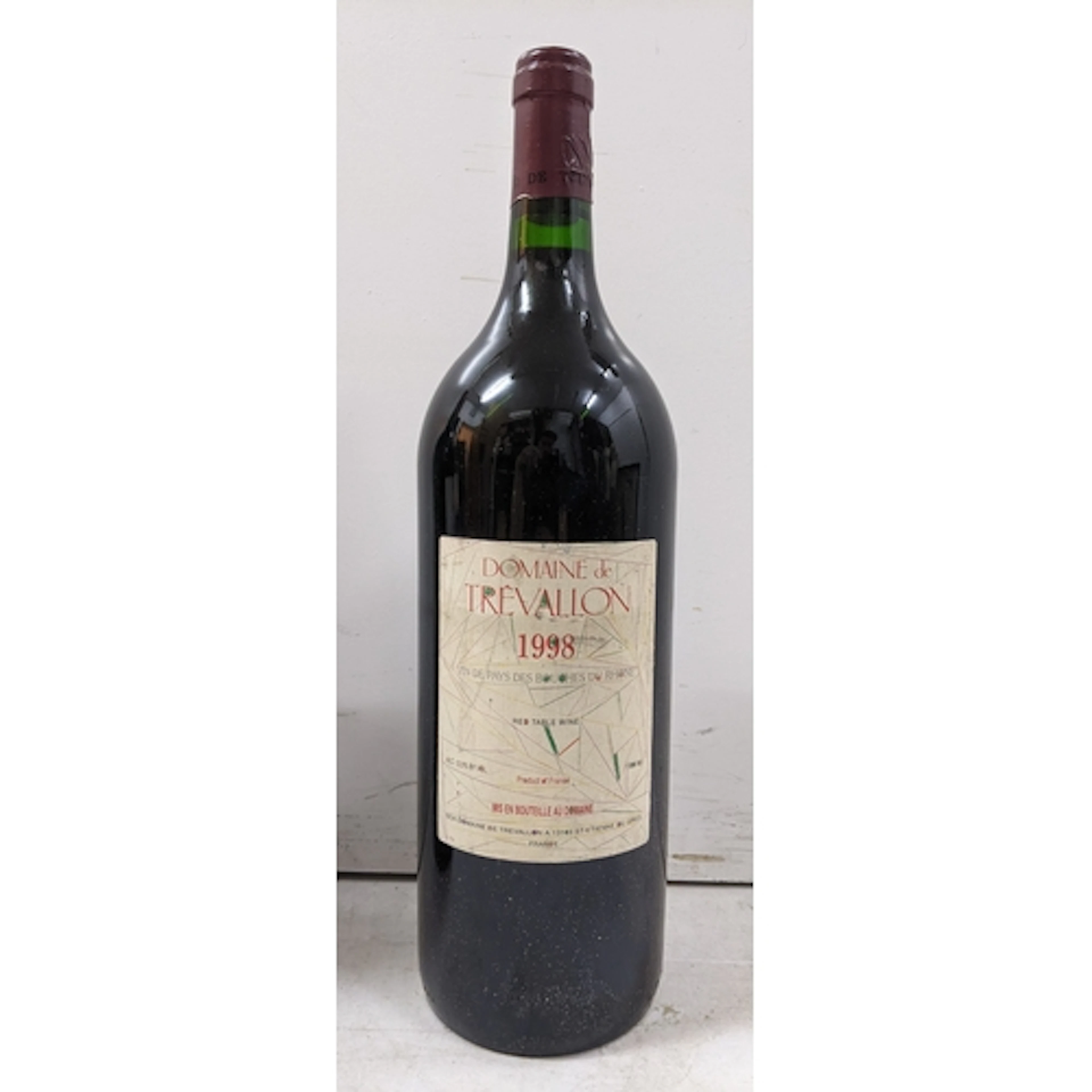 A magnum Domaine de Trévallon, 1998, Vin de Pays des Bouches...