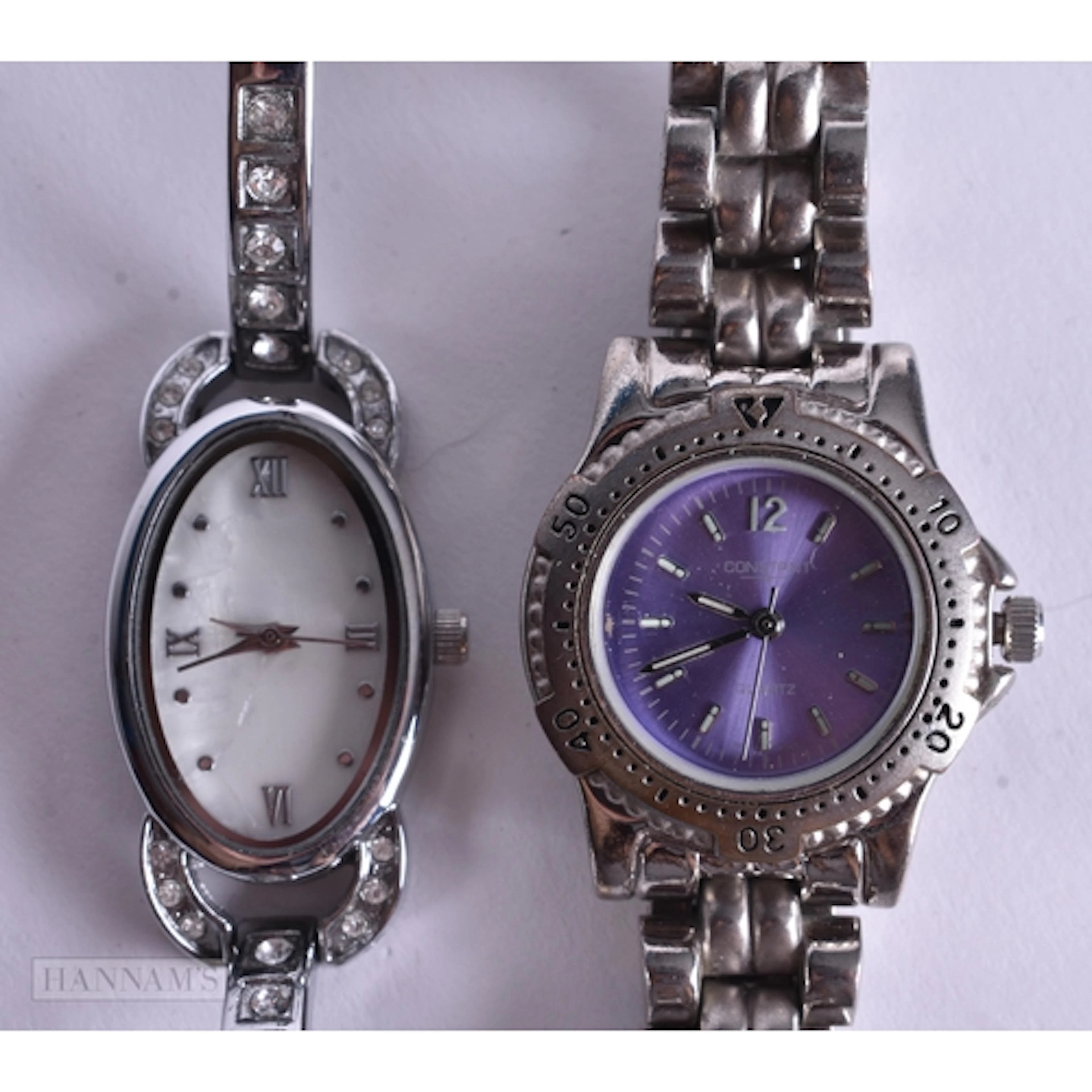 Two Ladies Fashion Watches (Constant and Avon) with Stainles...