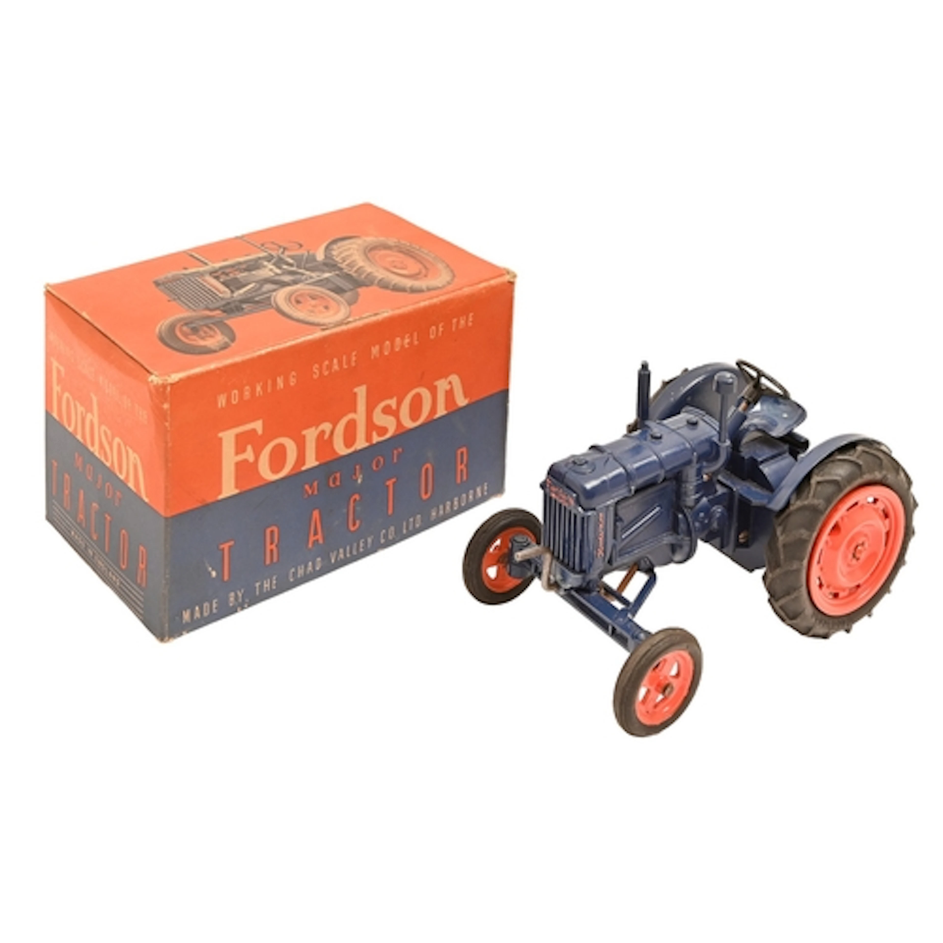 Vintage toys. A Chad Valley diecast clockwork Fordson Major ...