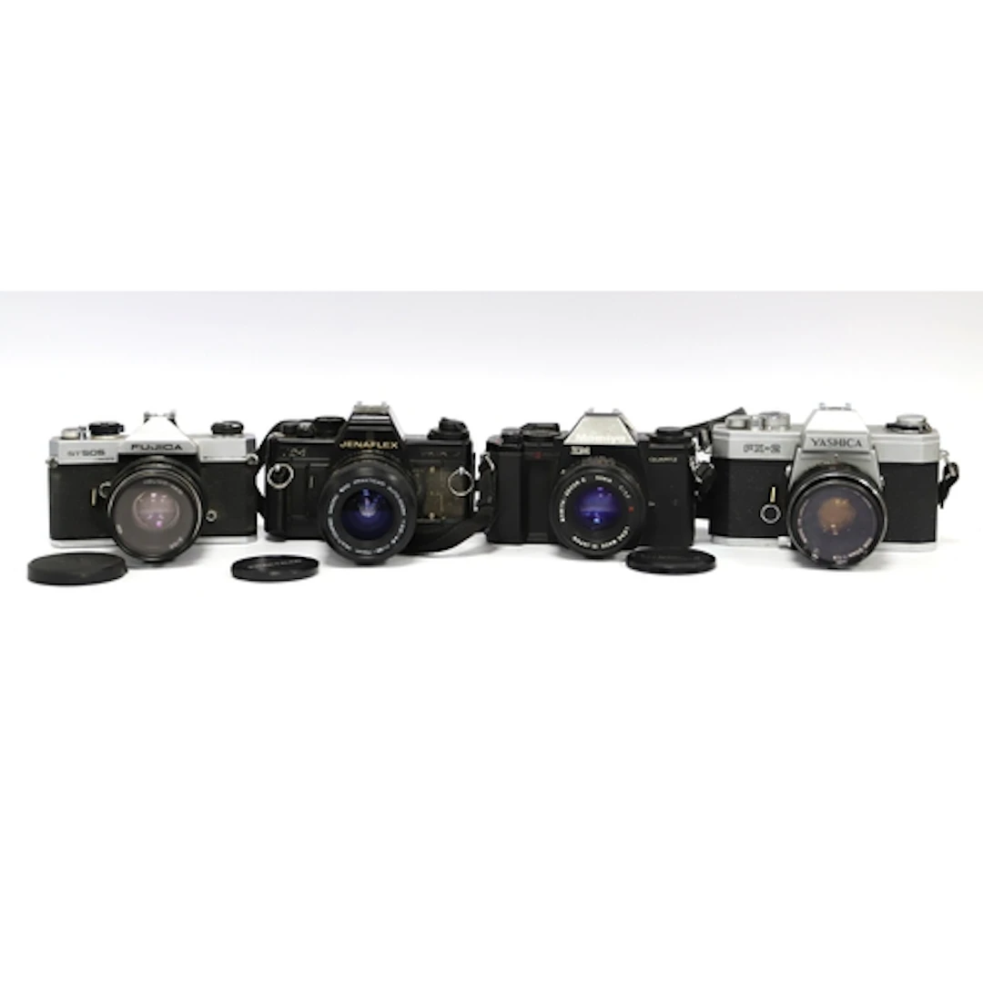 Yashica FX-2 35mm SLR Film Camera to include Yashica DSB 50m...