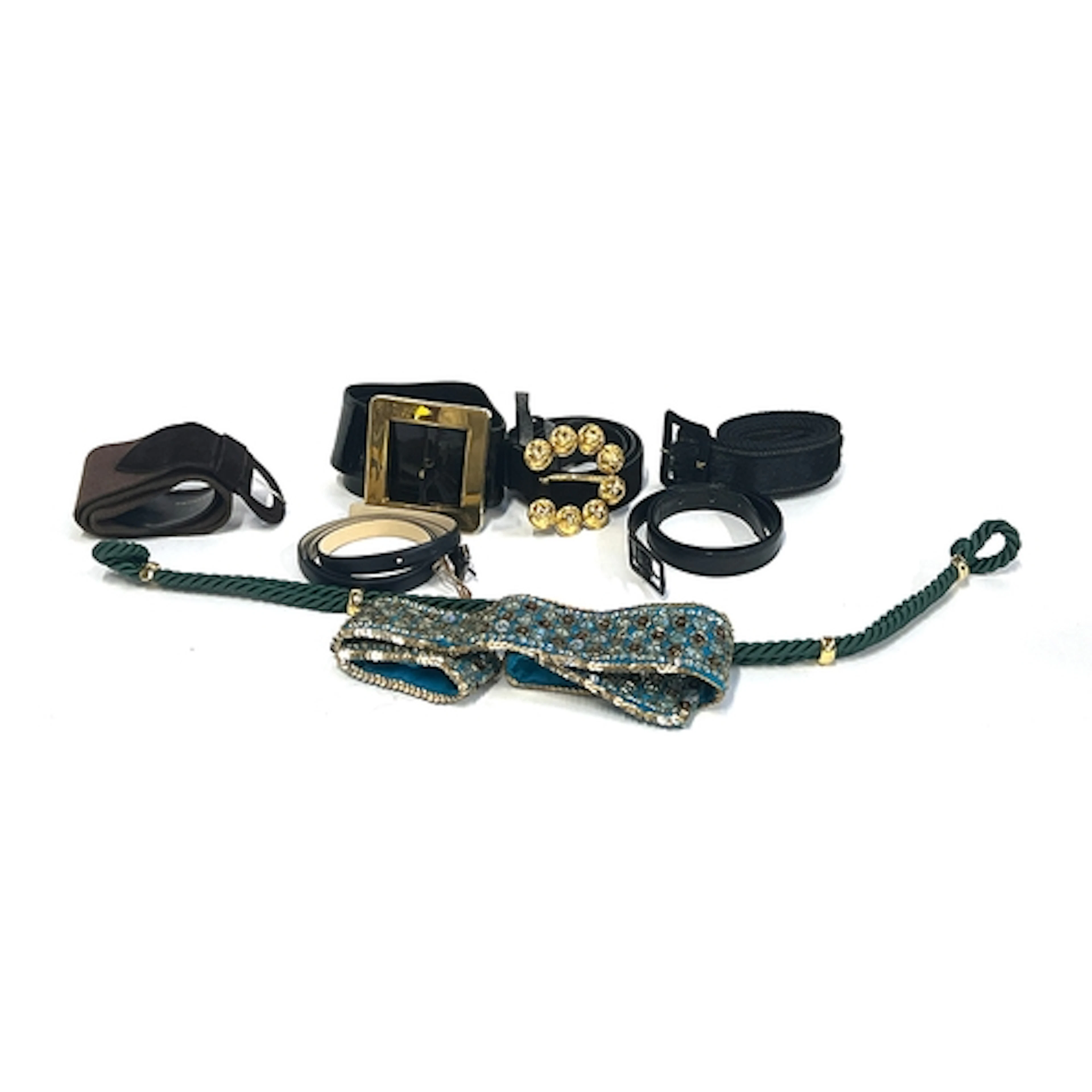 A quantity of smart ladies belts, to include Givenchy; Salva...