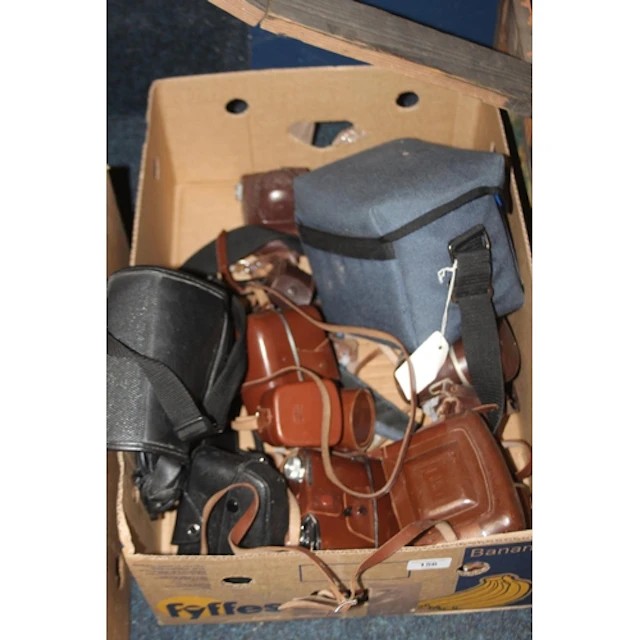 Quantity of camera equipment, including Zeiss, Kodak, Voigtl...