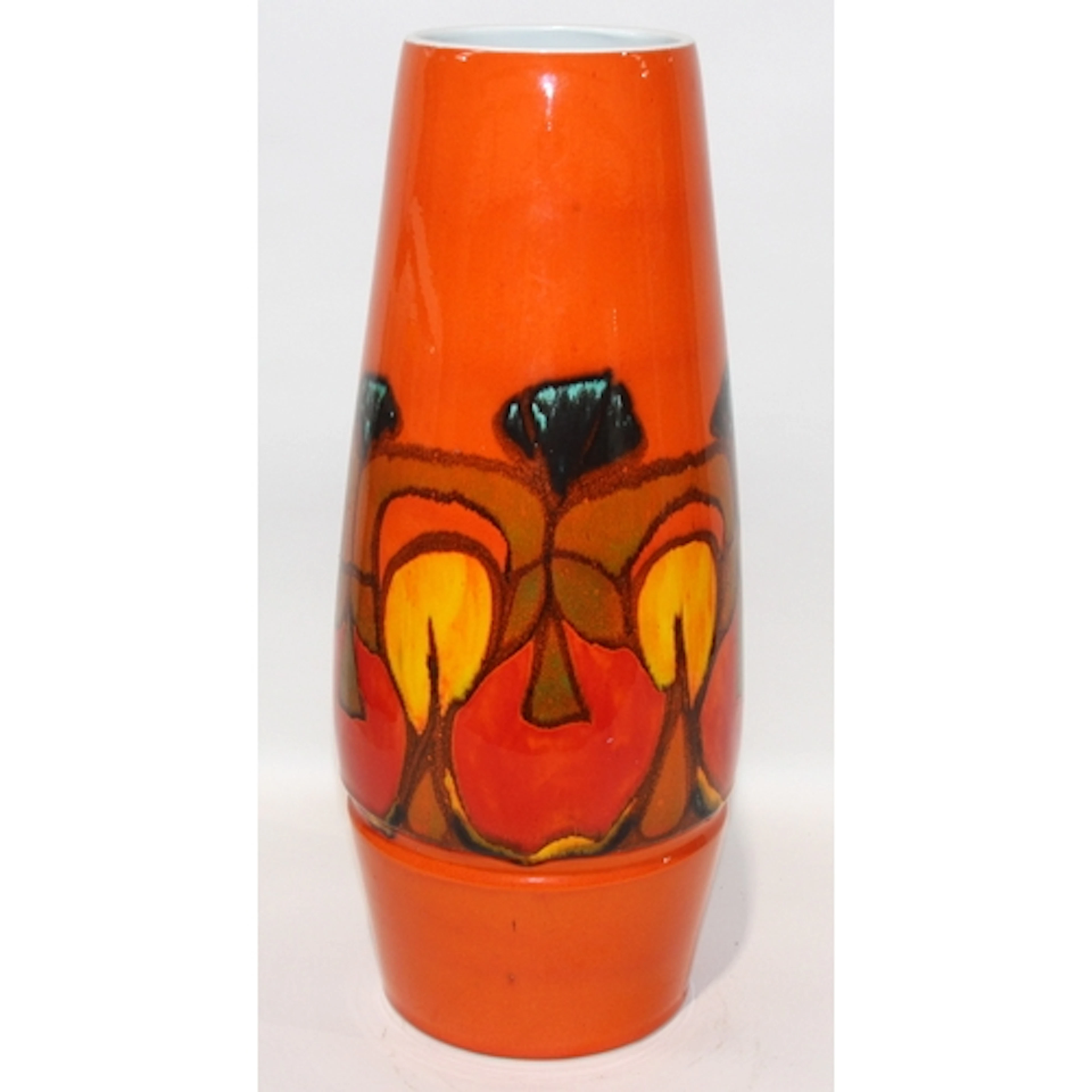 Poole Pottery shape 85 Delphis stick stand decorated by Lynn...