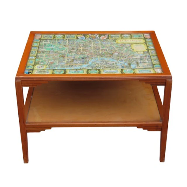 A mid 20th century teak two tier coffee table by David Joel ...
