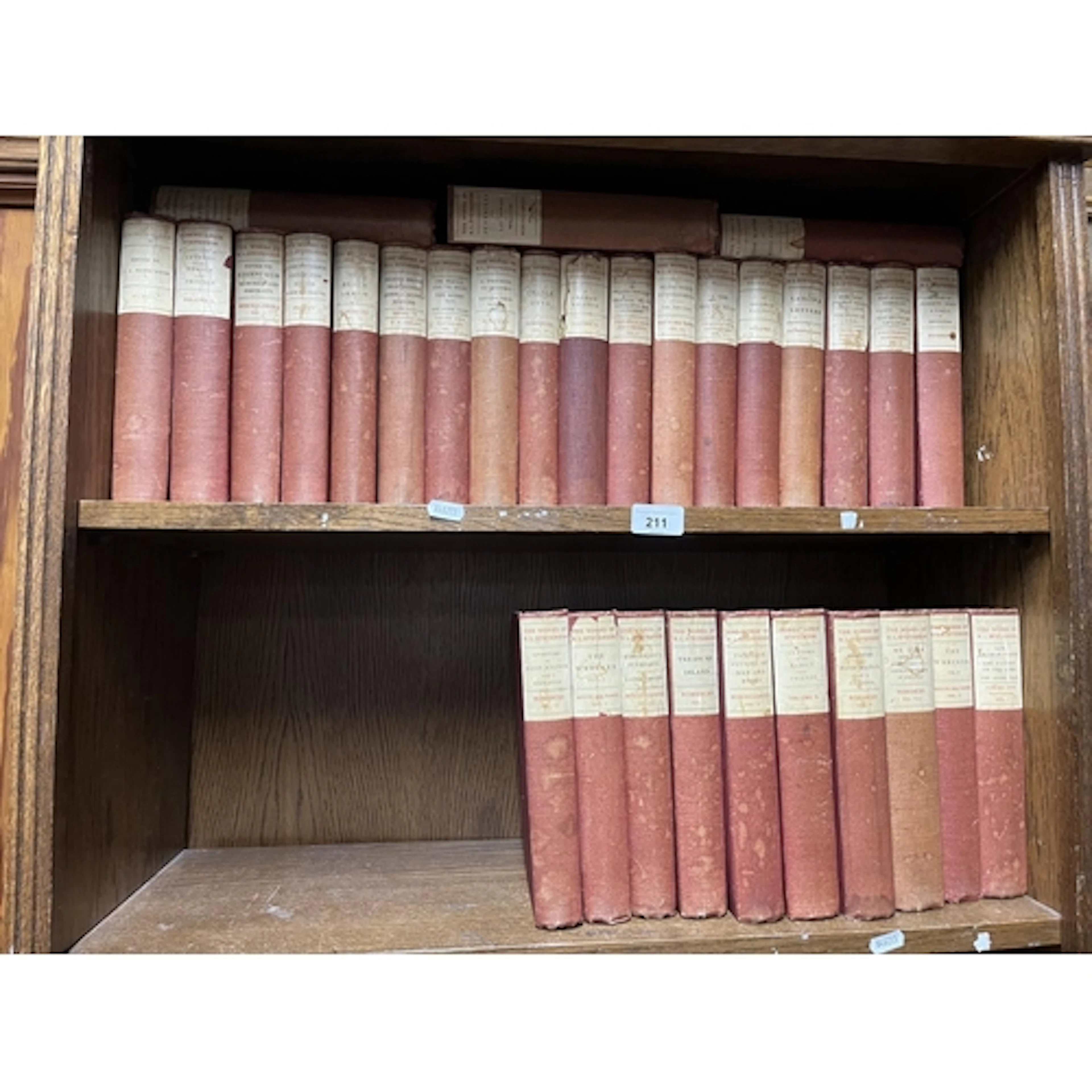 The Works of R.L Stevenson, 31 volumes.