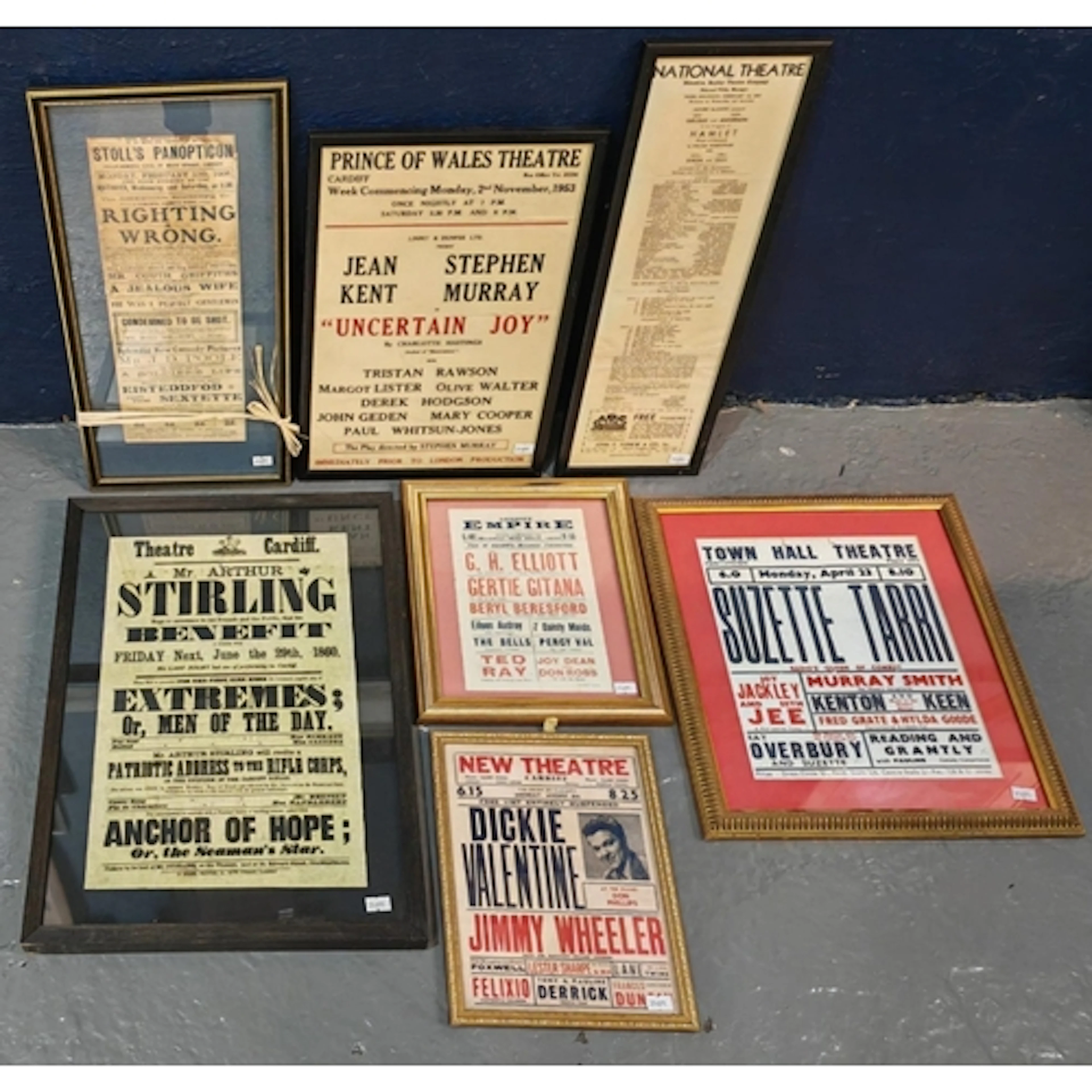 Group of Welsh theatre flyers and others to include: Stoll's...