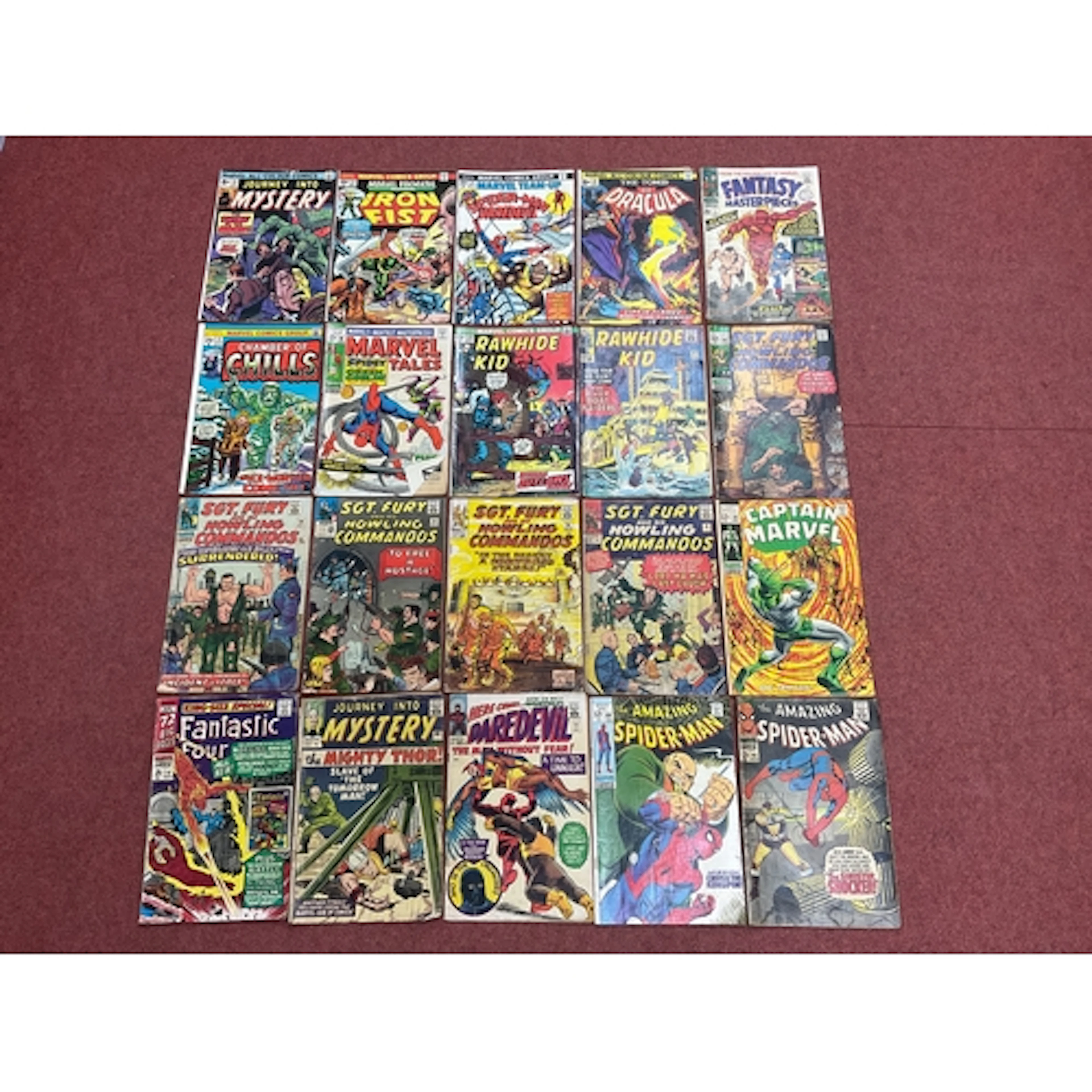 Twenty Marvel Silver and Bronze Age Comics, (Mostly Silver a...