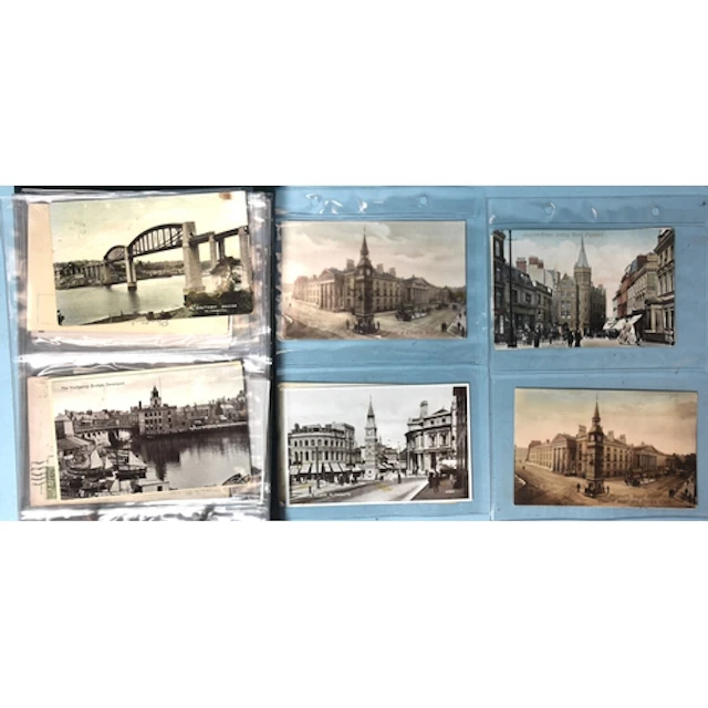 An album of approximately 110 Devon postcards, mostly of Ply...