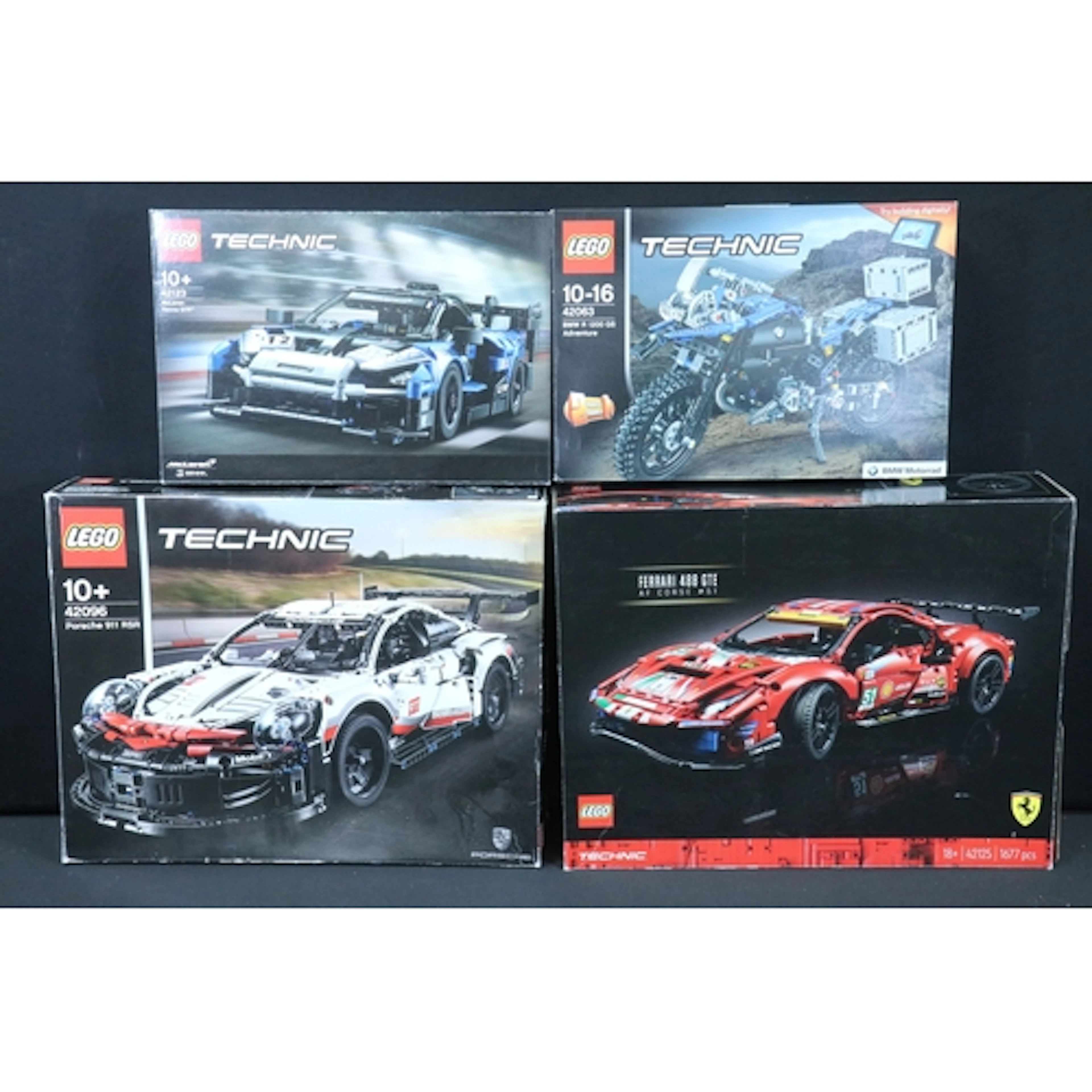 Lego - Four boxed Lego Technic sets to include 42125 Ferrari...