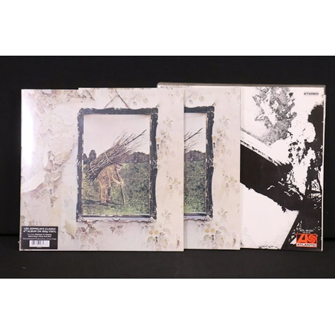 Vinyl - 3 Led Zeppelin LP’s to include: IV x 2 (Atlantic – 8...