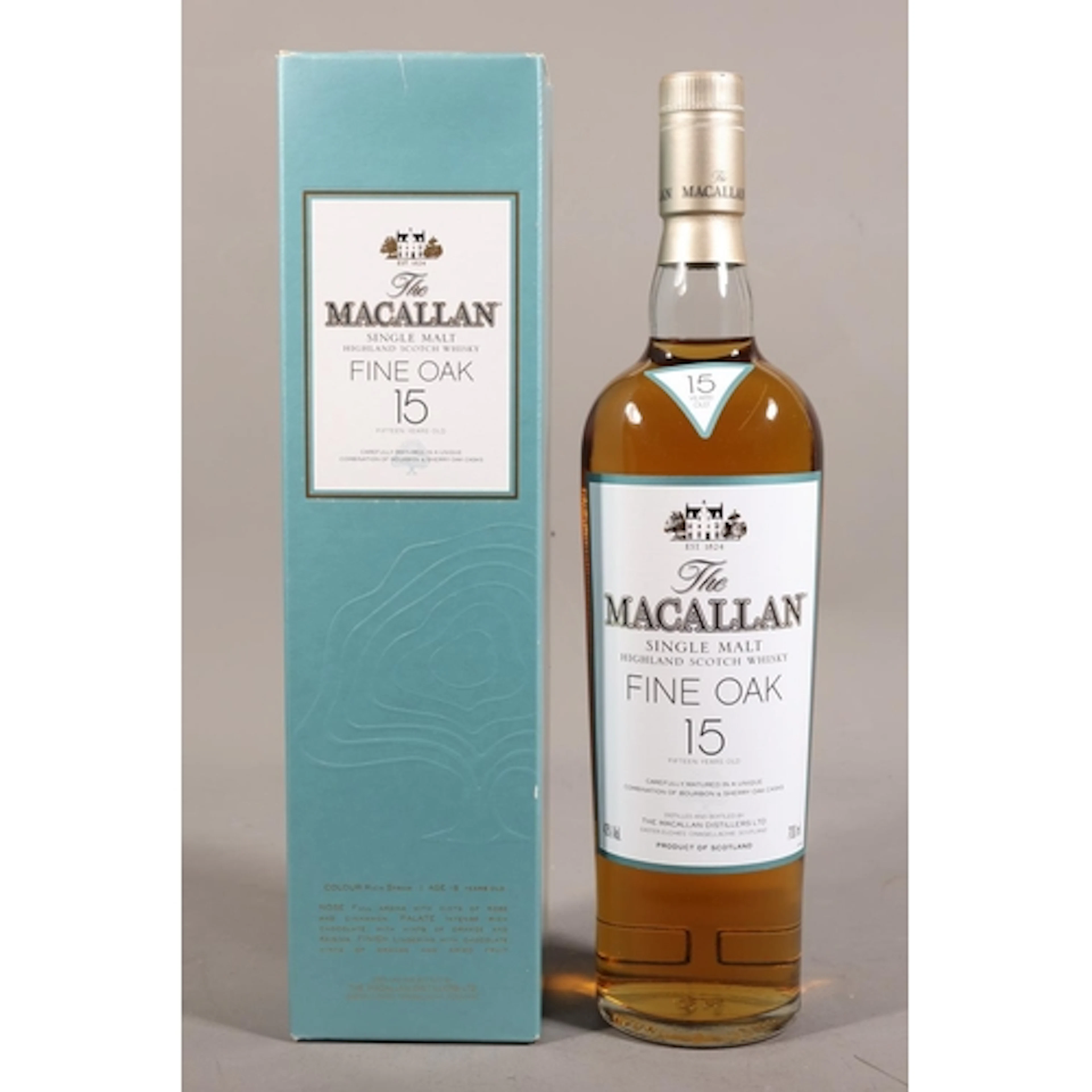 THE MACALLAN 15 Fine Oak fifteen year old Highland single ma...