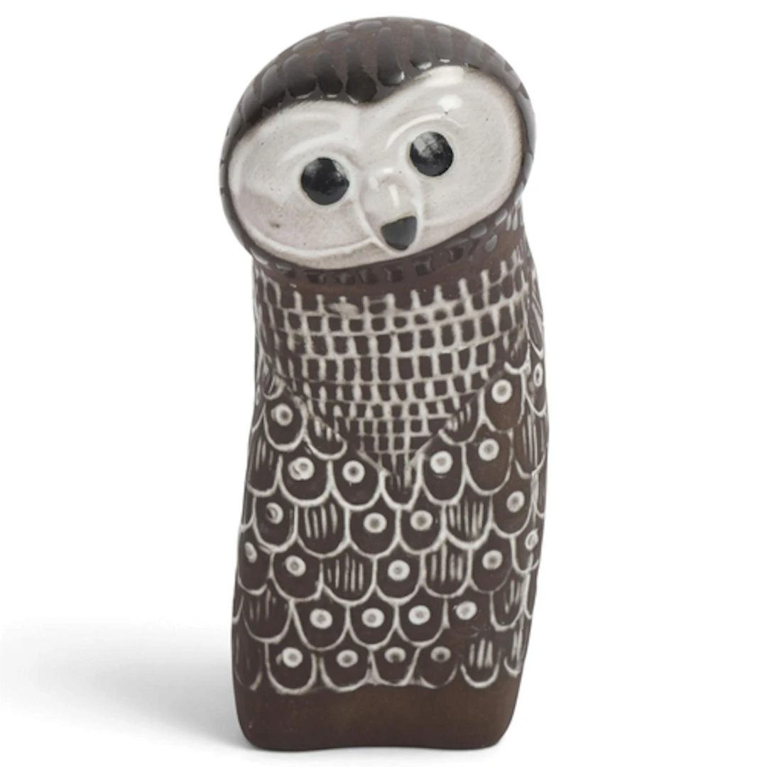 MARI SIMMULSON for Upsala Ekeby, Sweden, an owl figurine des...