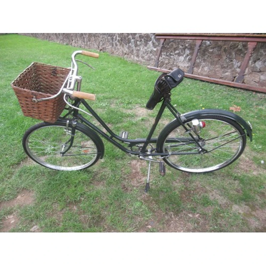 A vintage BSA push bike for decorative purposes only