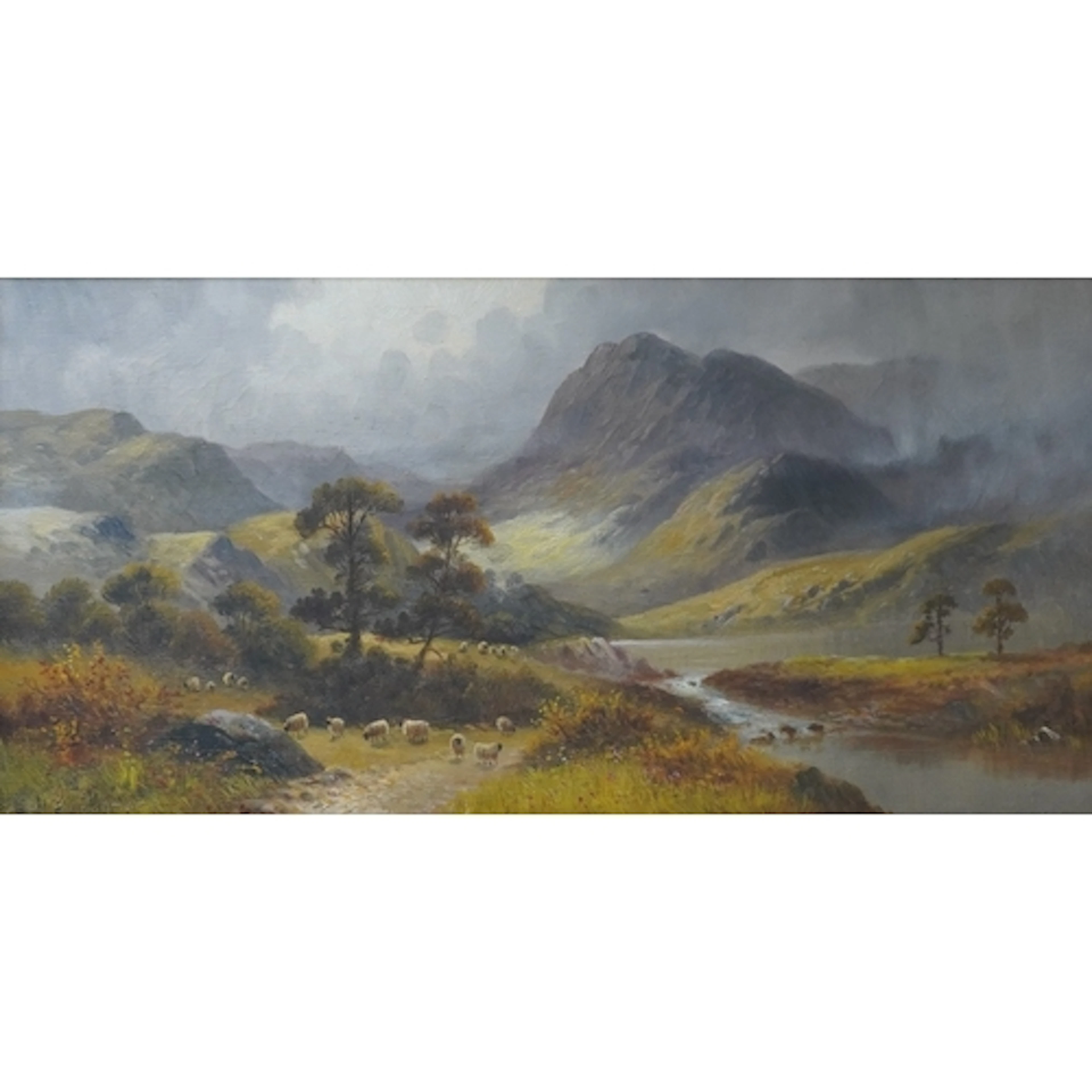 Sidney Yates Johnson (act.1890-1929), mountainous landscape ...